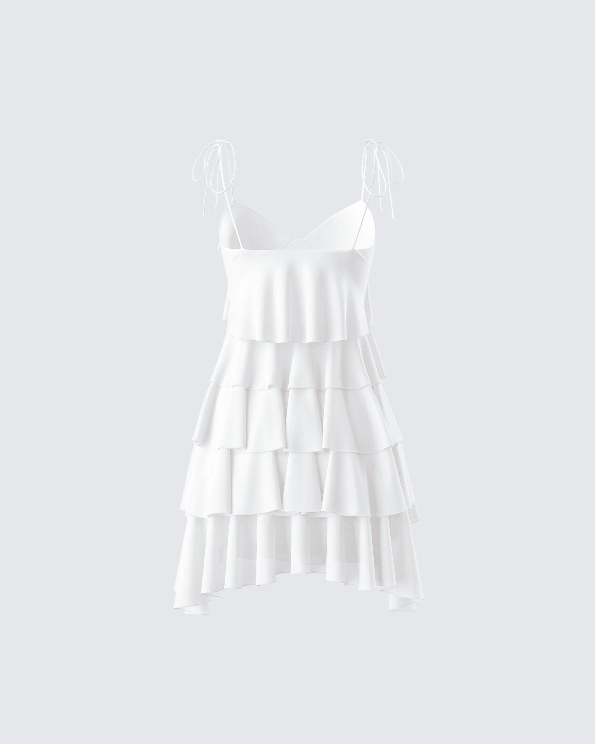 Sorel Ivory Tiered Ruffle Dress sold by Finesse product image thumbnail 3