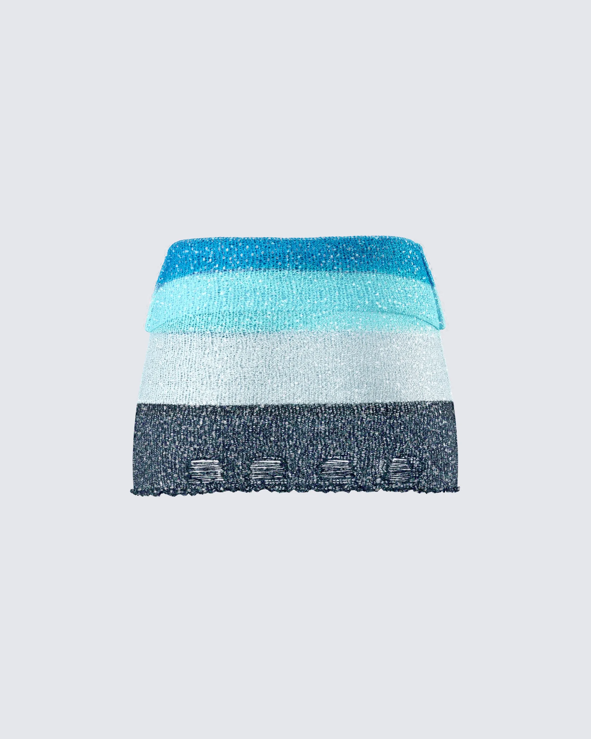 Vanessa Black Sequin Knit Skirt sold by Finesse product image thumbnail 3