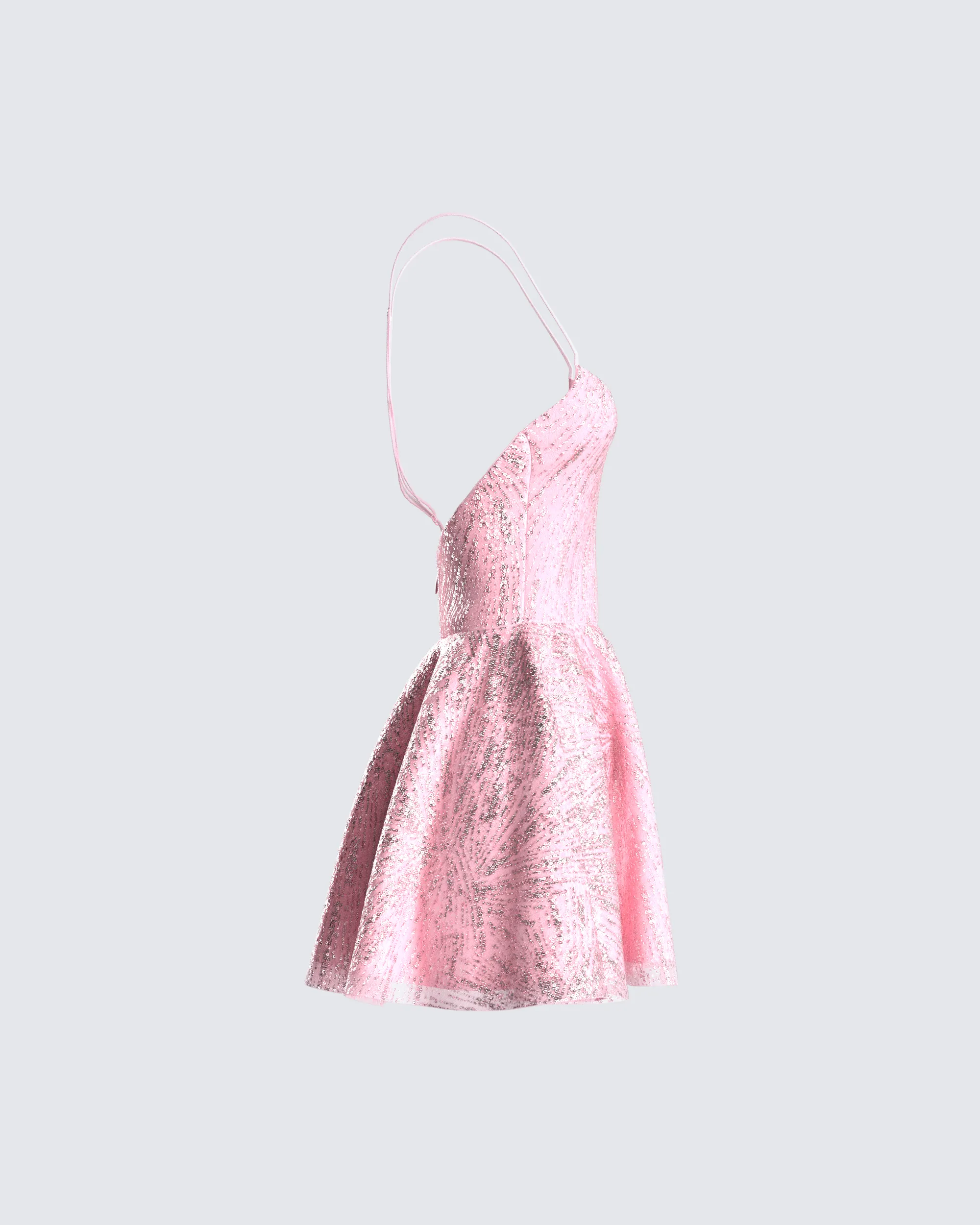 Deanna Pink Sequin Mini Dress sold by Finesse product image thumbnail 2
