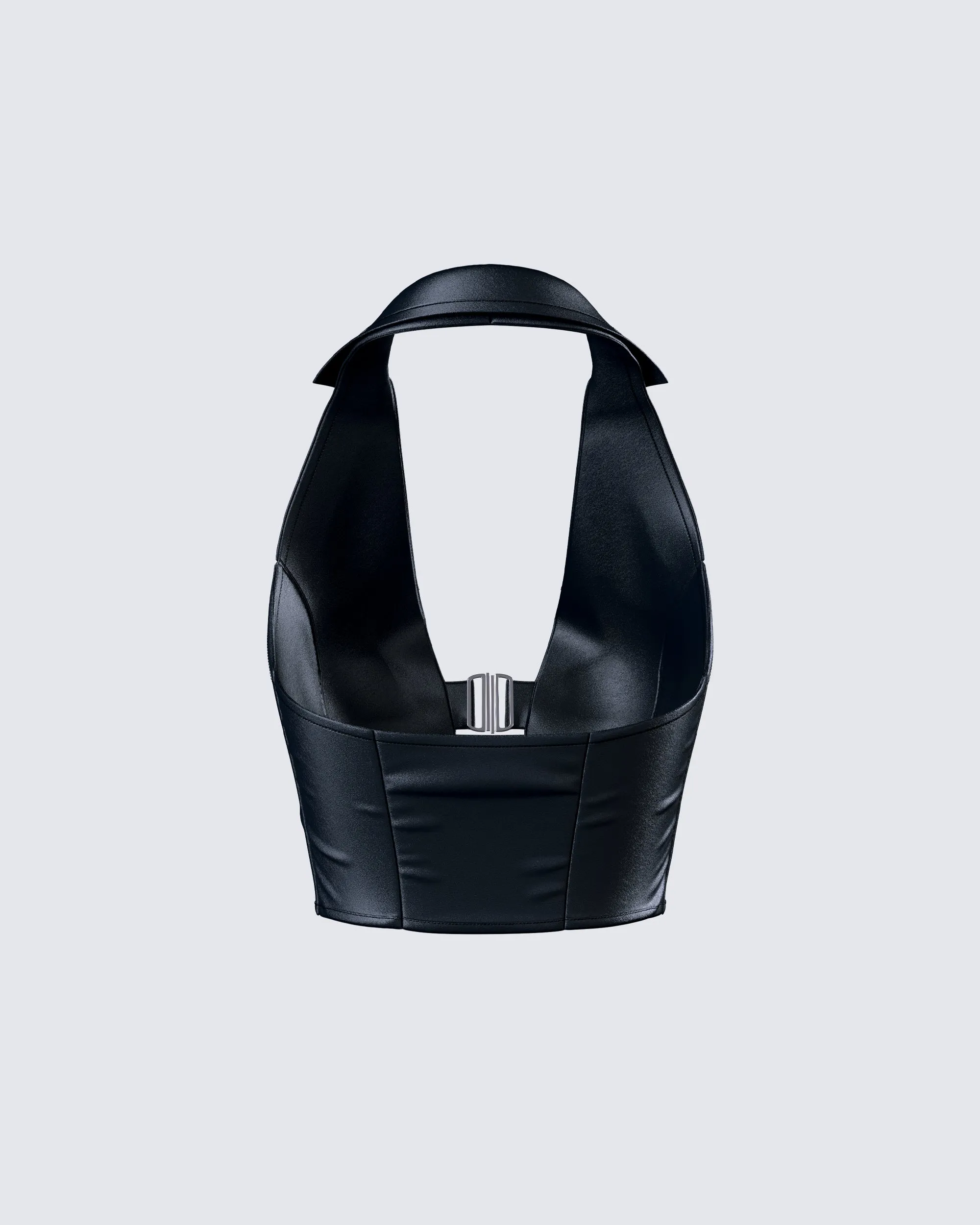 Jaxon Black Leather Top sold by Finesse product image thumbnail 3