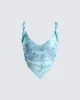 Bahia Mint Floral Print Top sold by Finesse