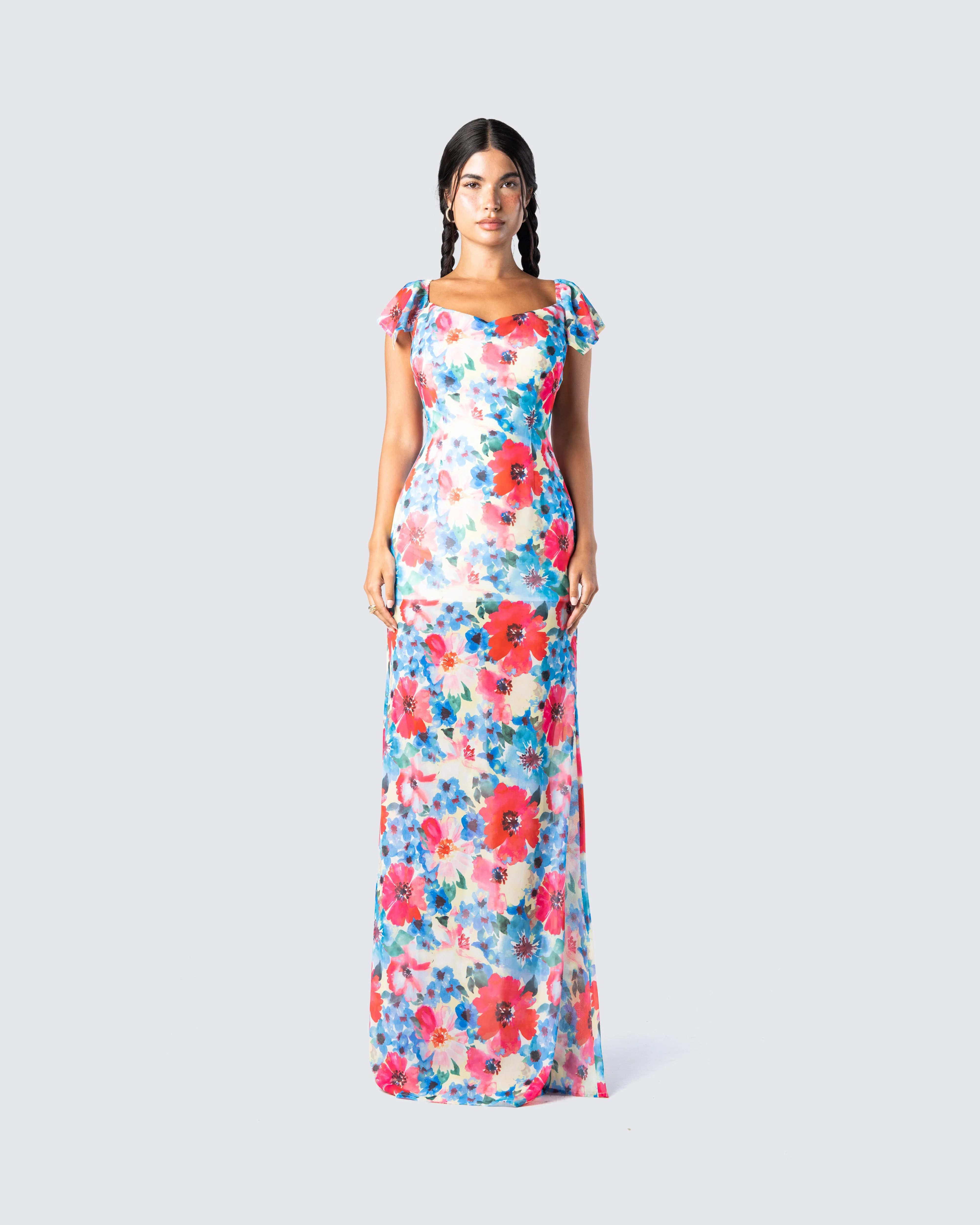 Helga Printed Floral Maxi Dress sold by Finesse product image thumbnail 4