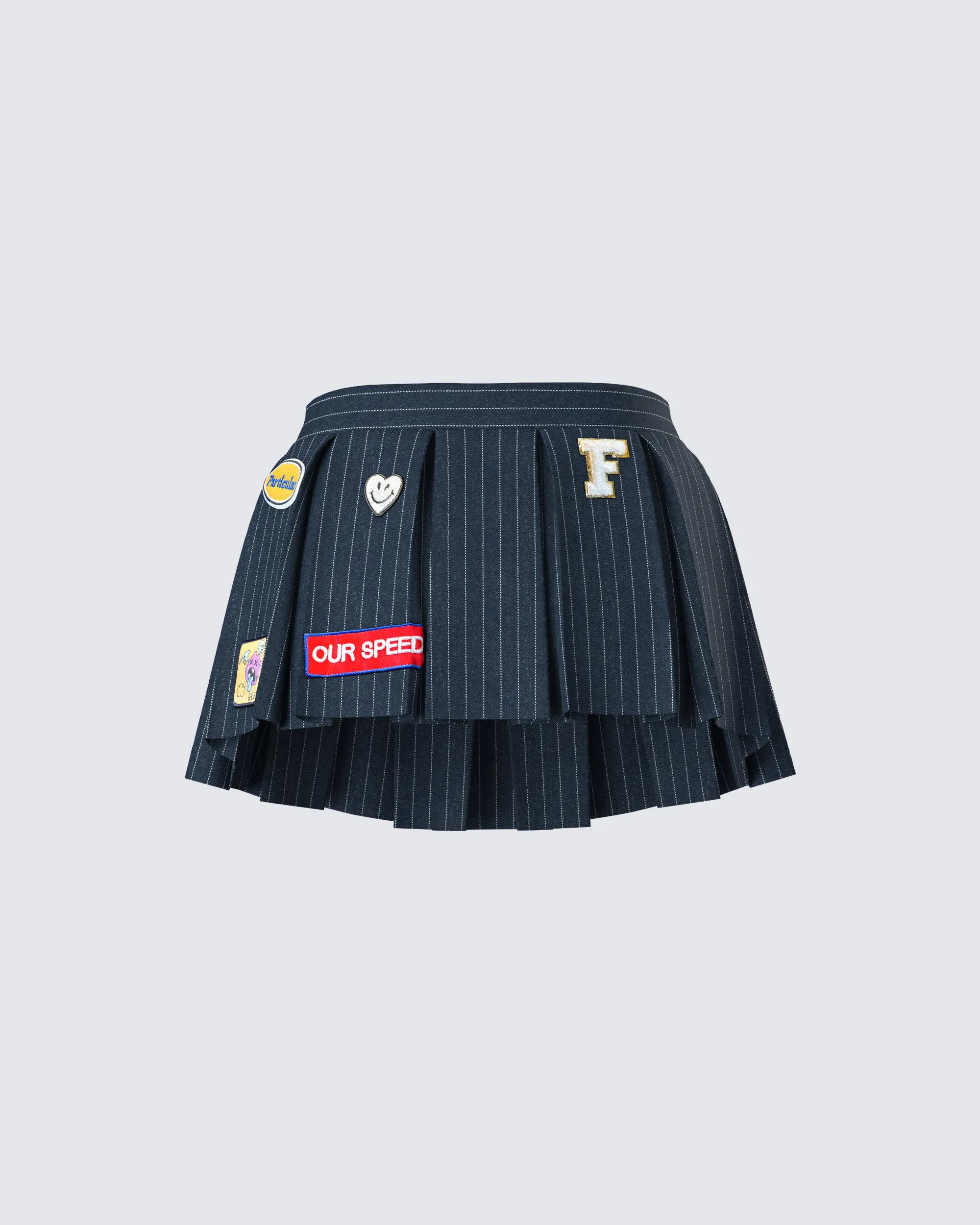 Teagan X-Rated Patch Mini Skirt sold by Finesse product image thumbnail 3