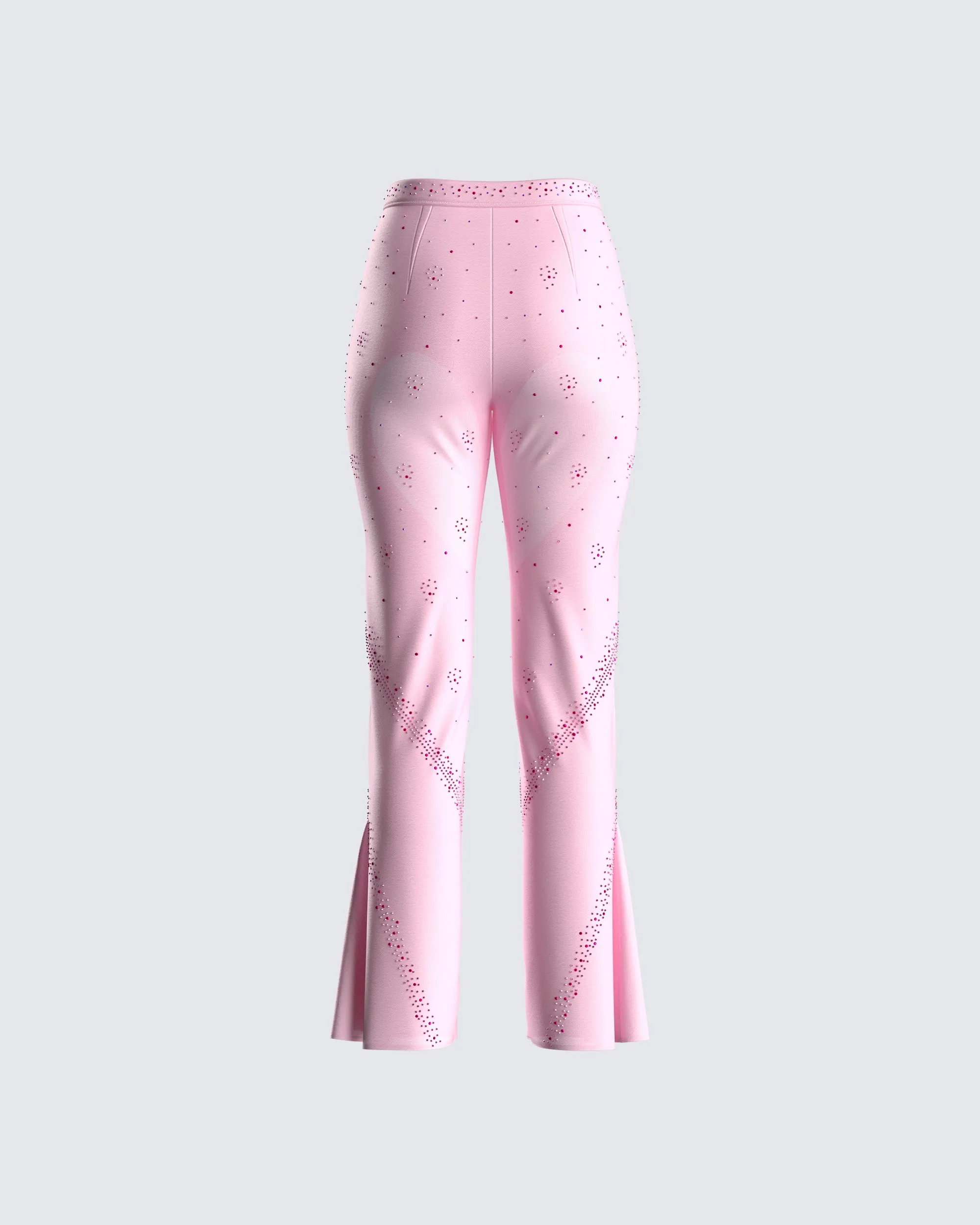 Delisa Pink Rhinestone Pant sold by Finesse product image thumbnail 3