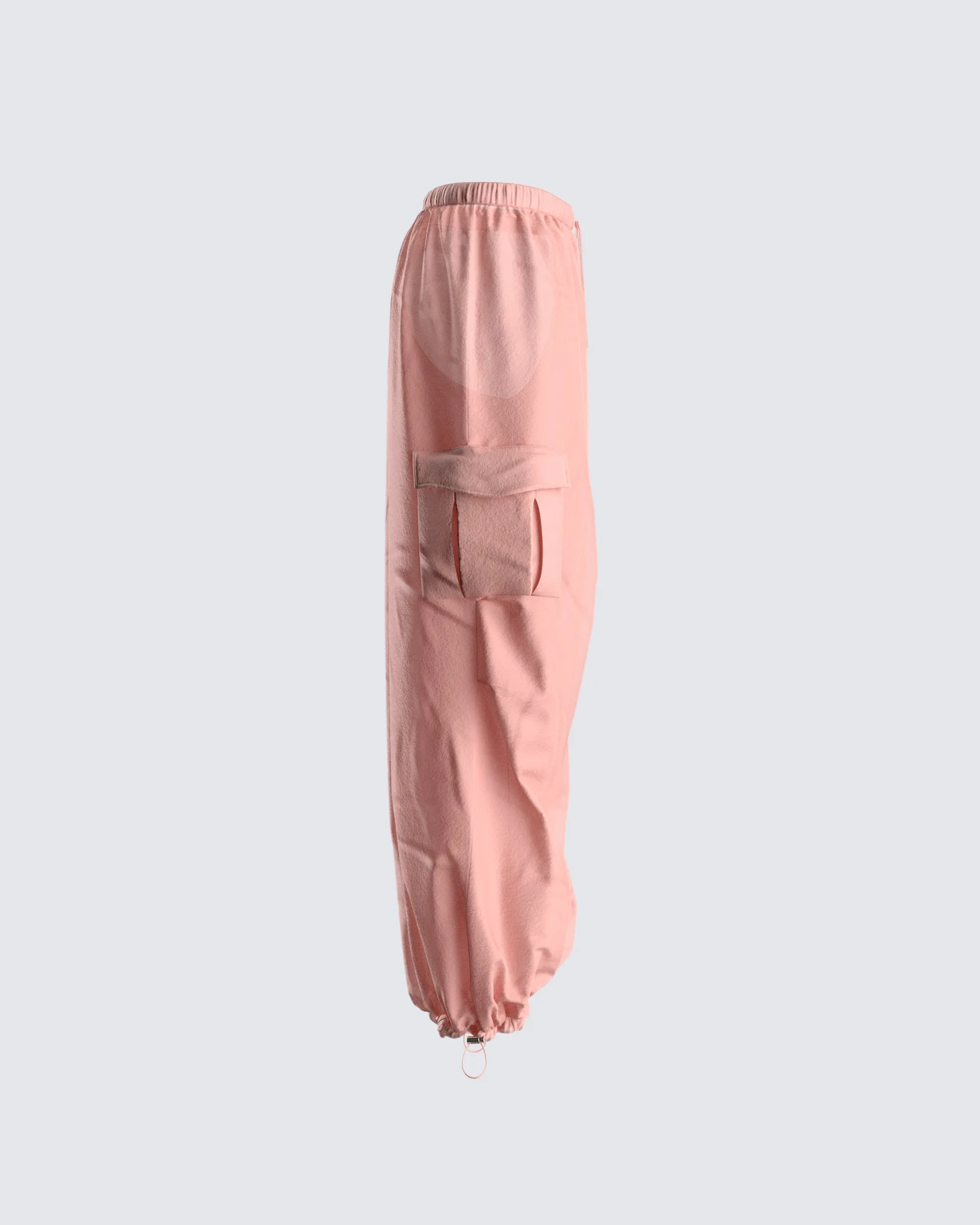 Isis Pink Cargo Parachute Pant sold by Finesse product image thumbnail 2