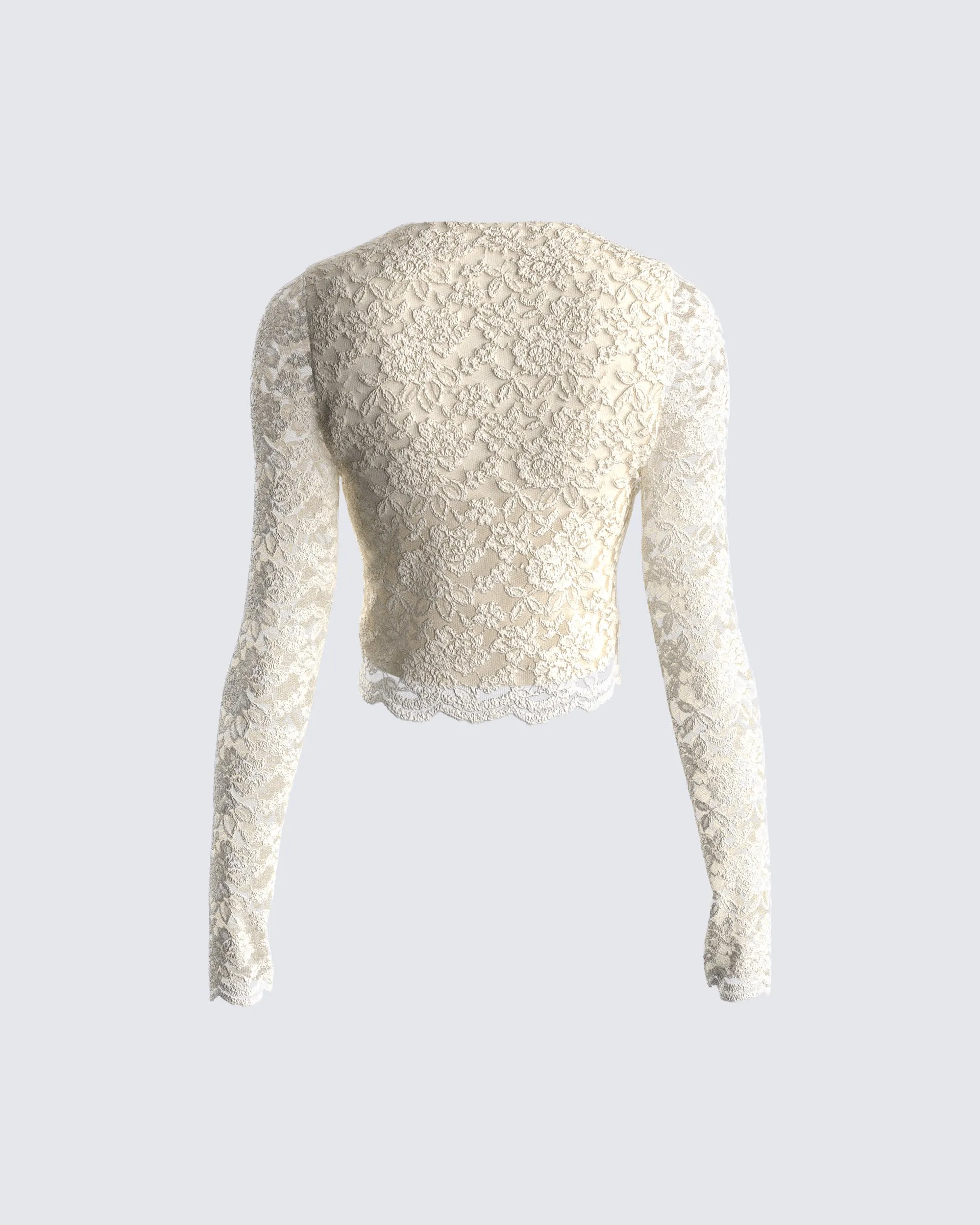 Esperanza Ivory Lace Top sold by Finesse product image thumbnail 3