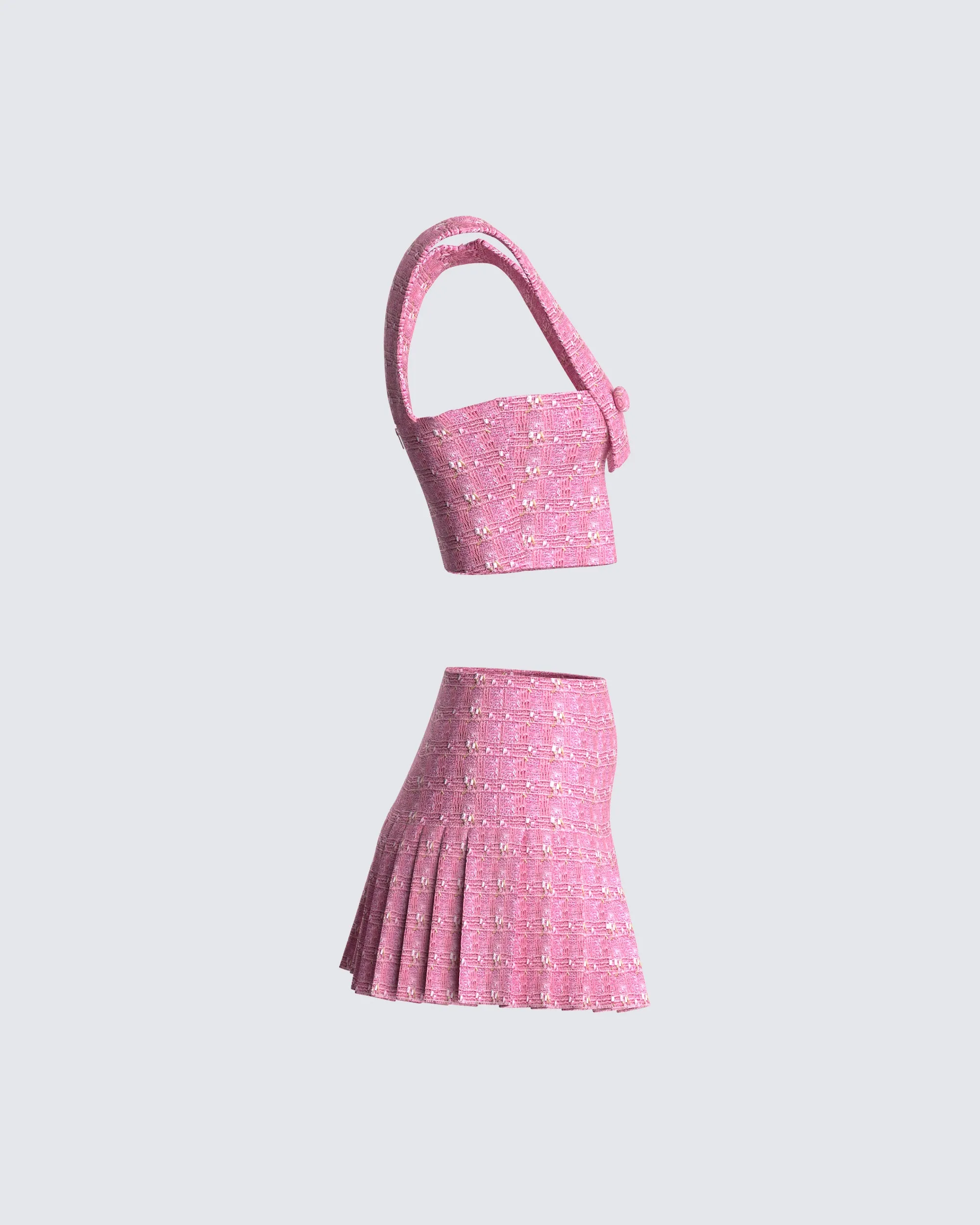 Zola Pink Tweed Set sold by Finesse product image thumbnail 2