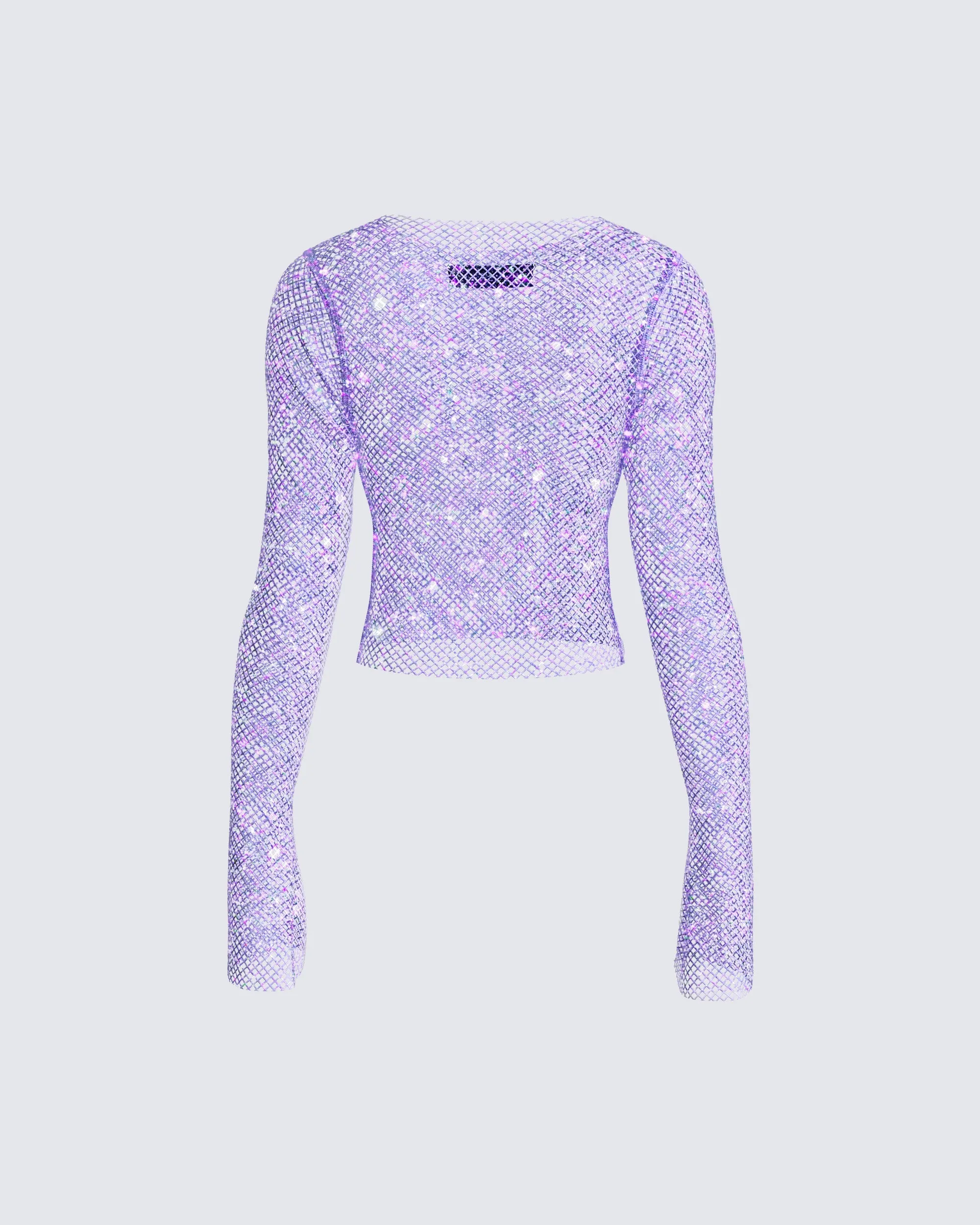 Danya Lavender Rhinestone Top sold by Finesse product image thumbnail 3