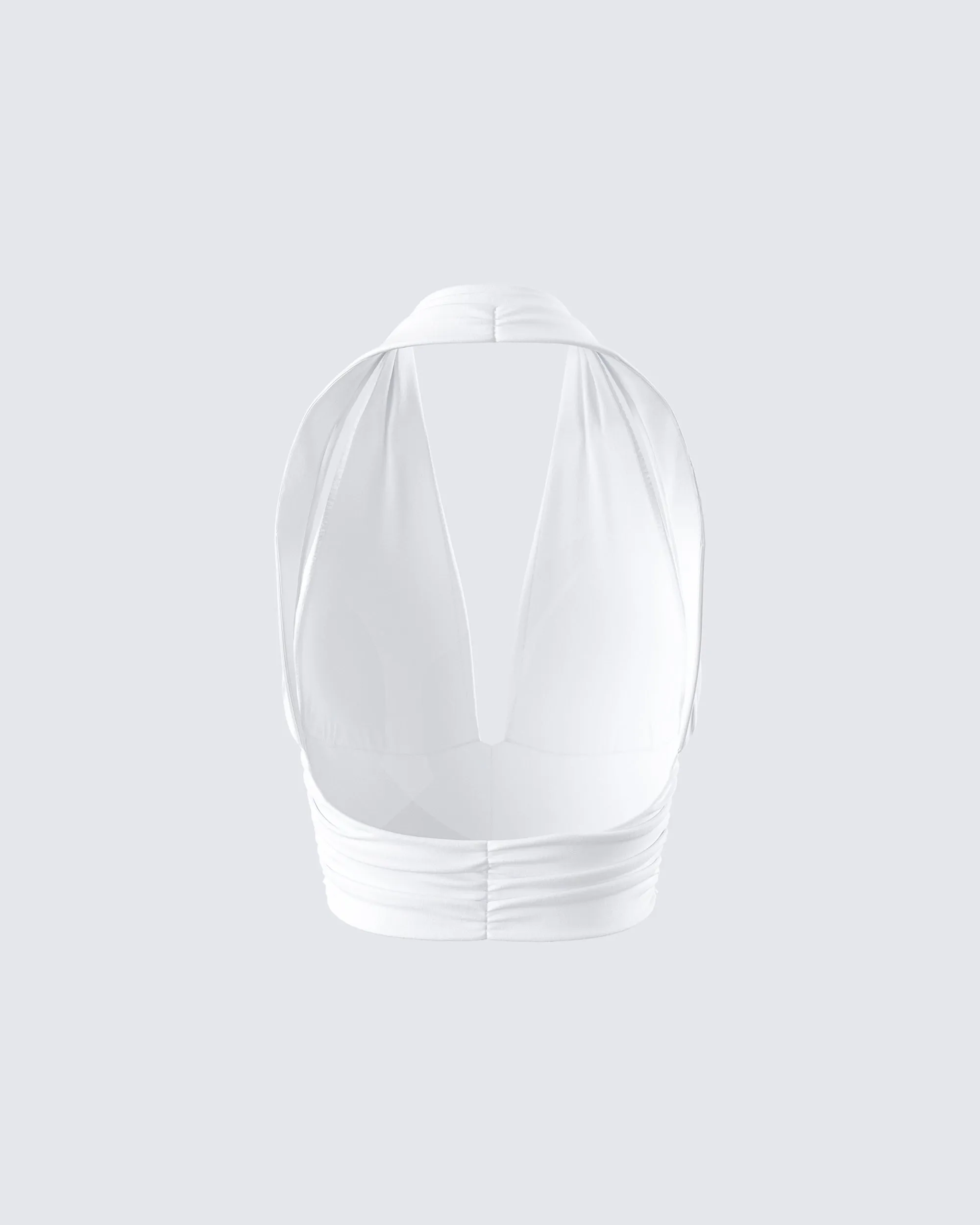 Iyanu Ivory Jersey Halter Top sold by Finesse product image thumbnail 3