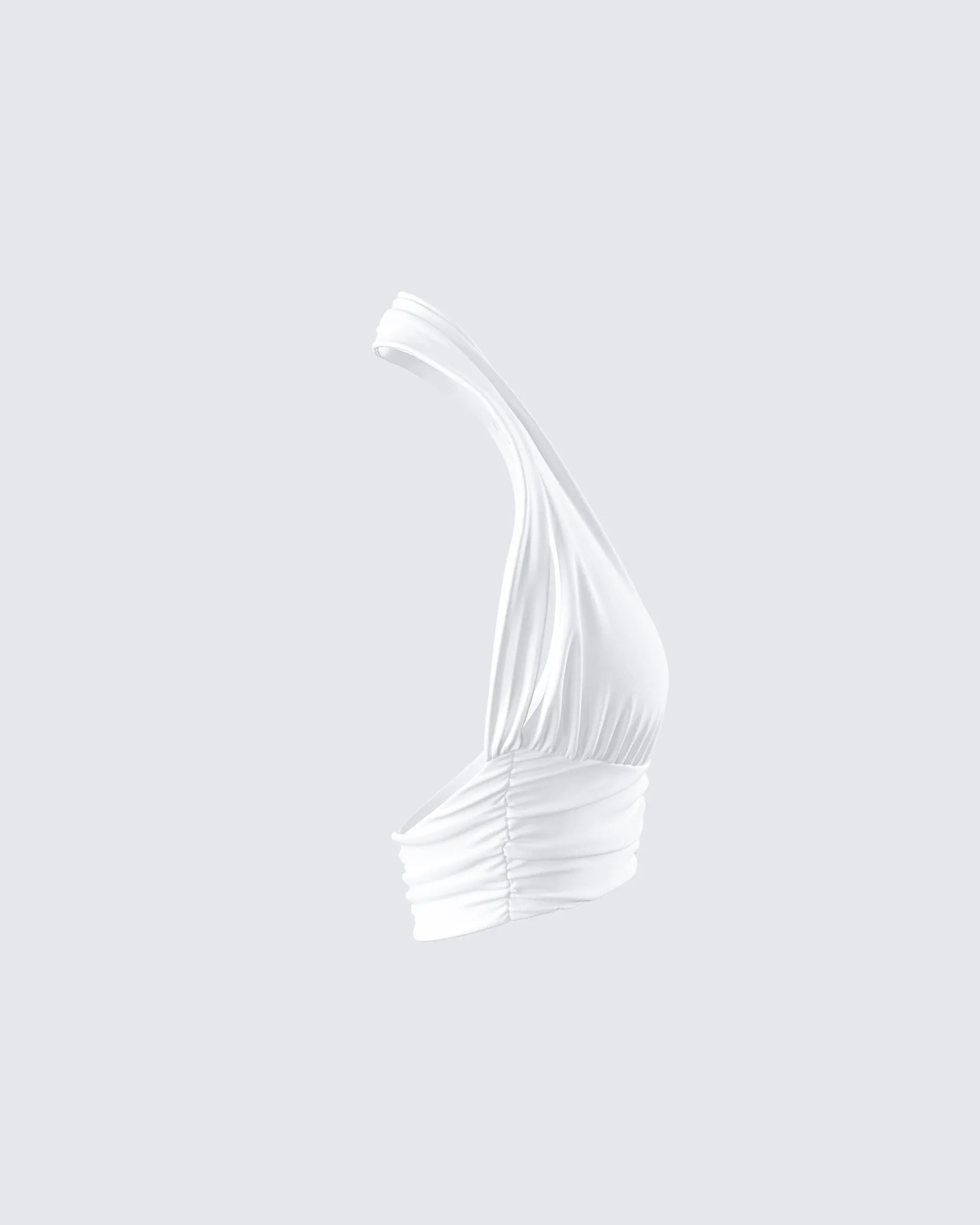 Iyanu Ivory Jersey Halter Top sold by Finesse product image thumbnail 2