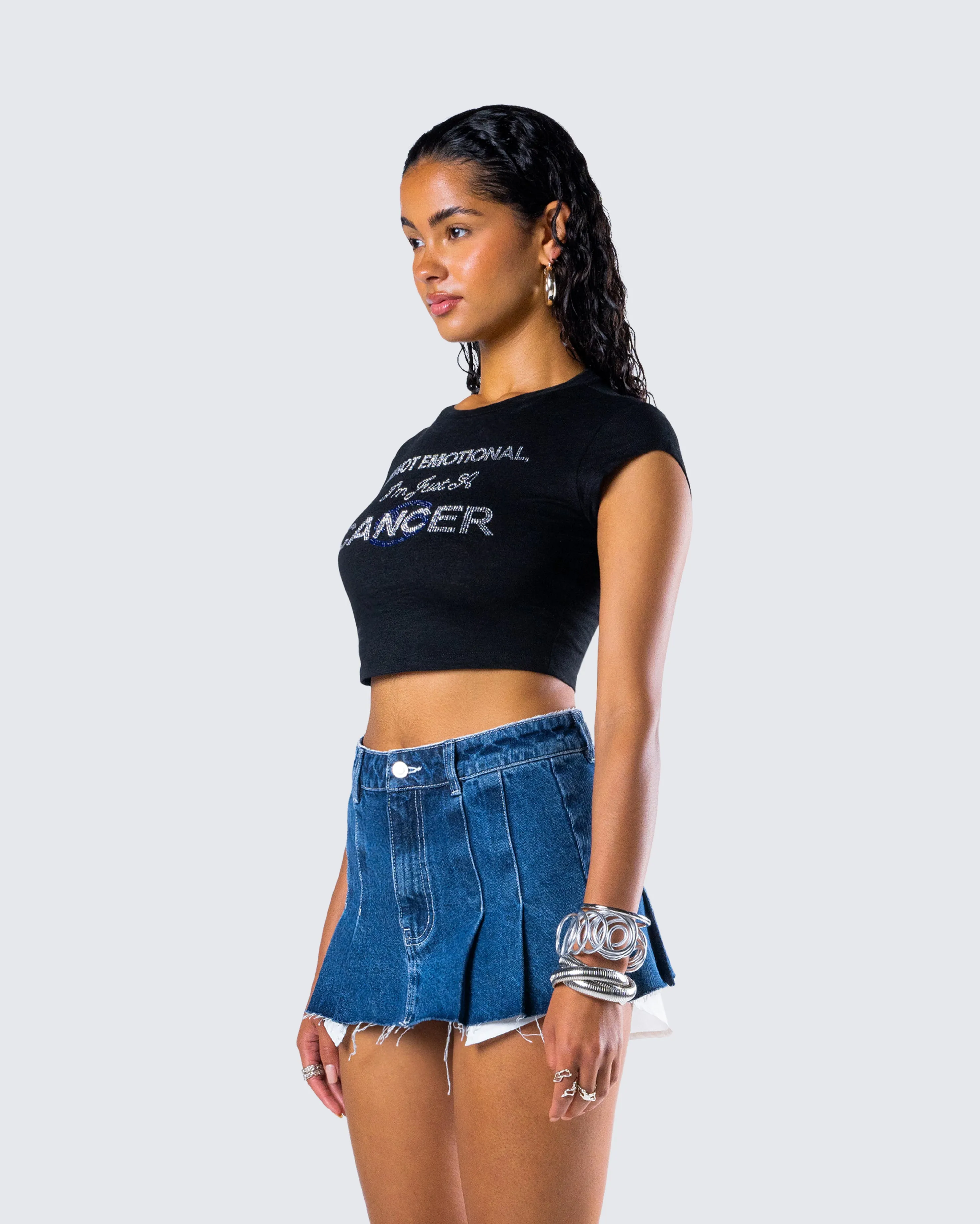 Cambria Black Cancer Graphic Top sold by Finesse product image thumbnail 5