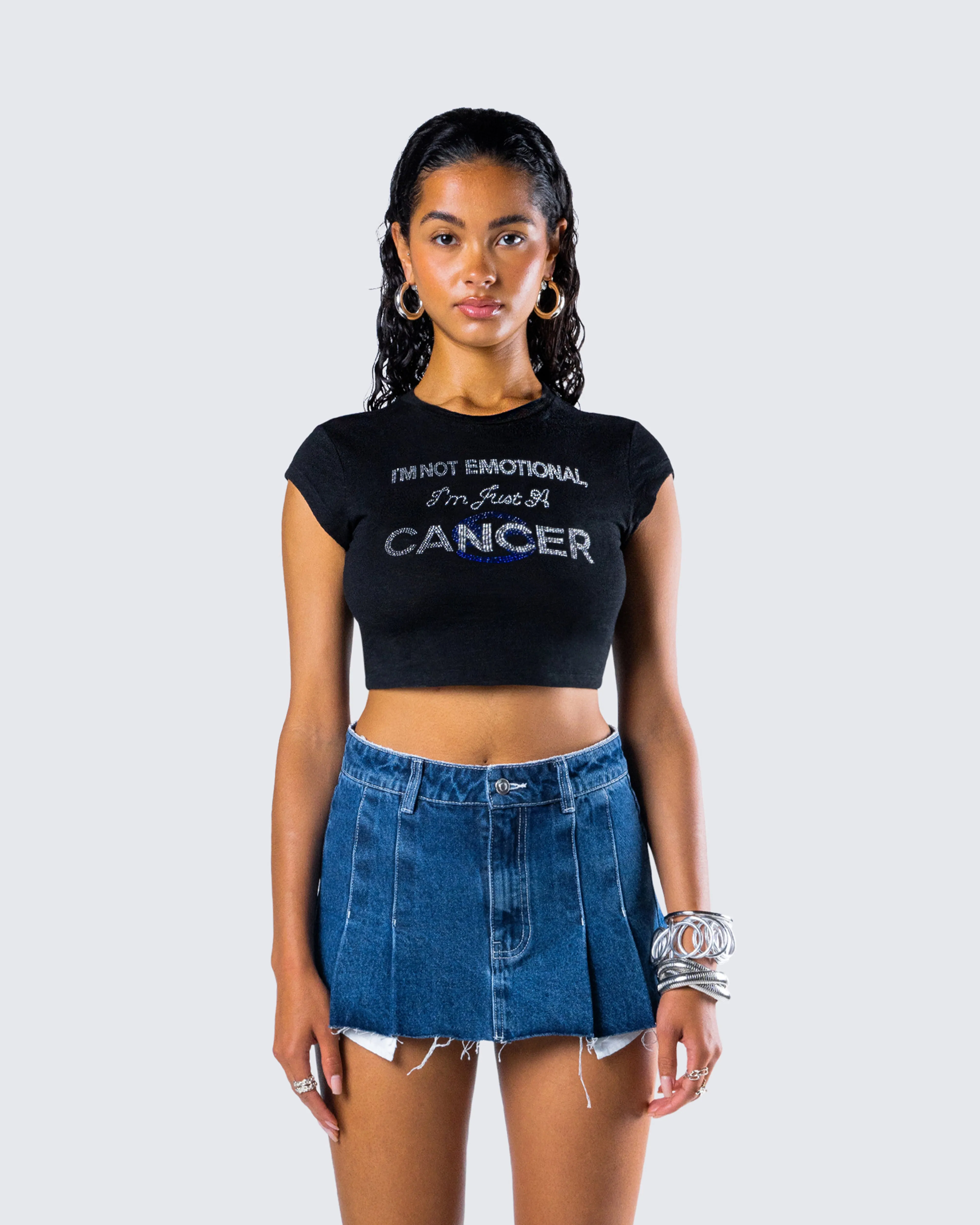 Cambria Black Cancer Graphic Top sold by Finesse product image thumbnail 4