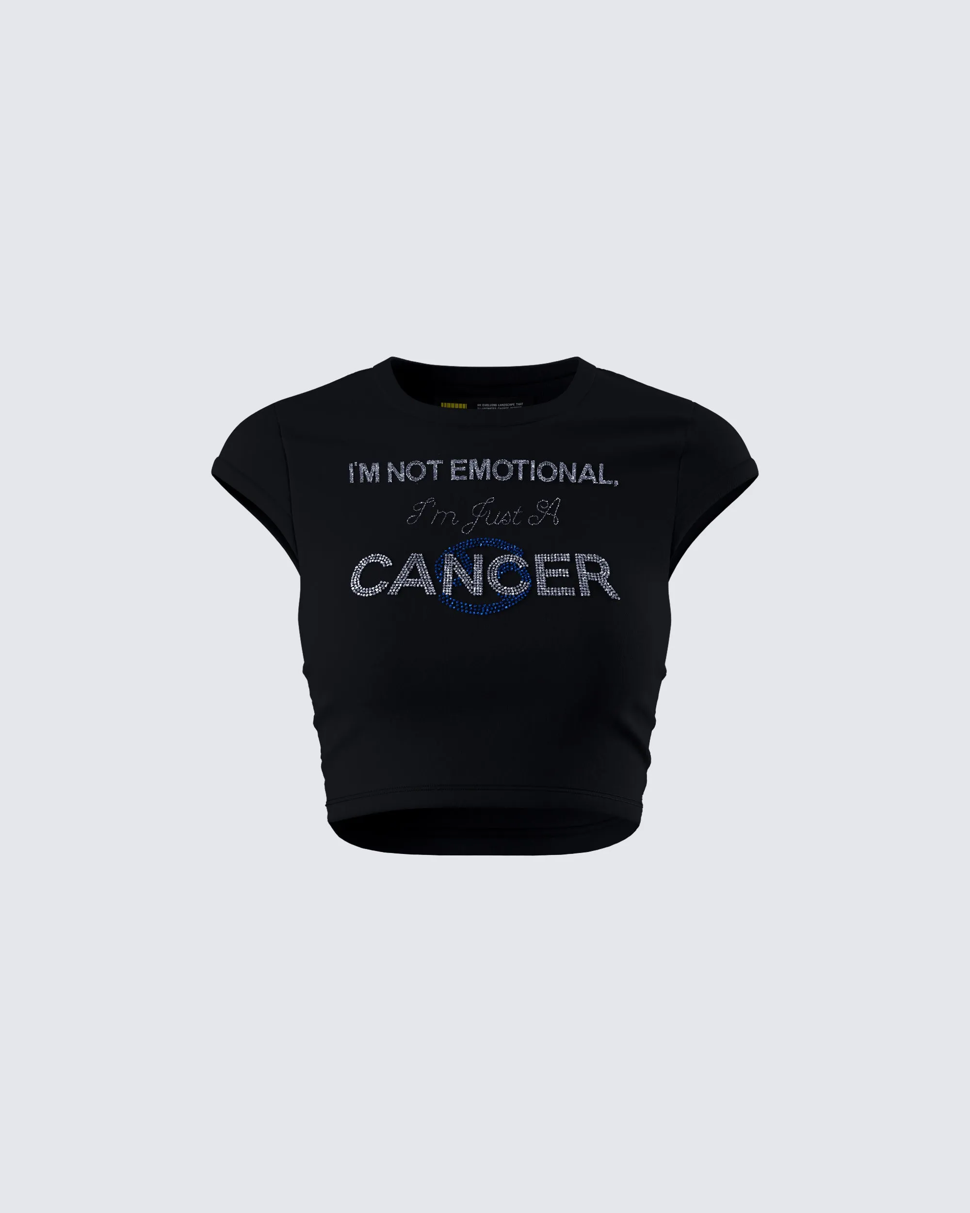 Cambria Black Cancer Graphic Top sold by Finesse