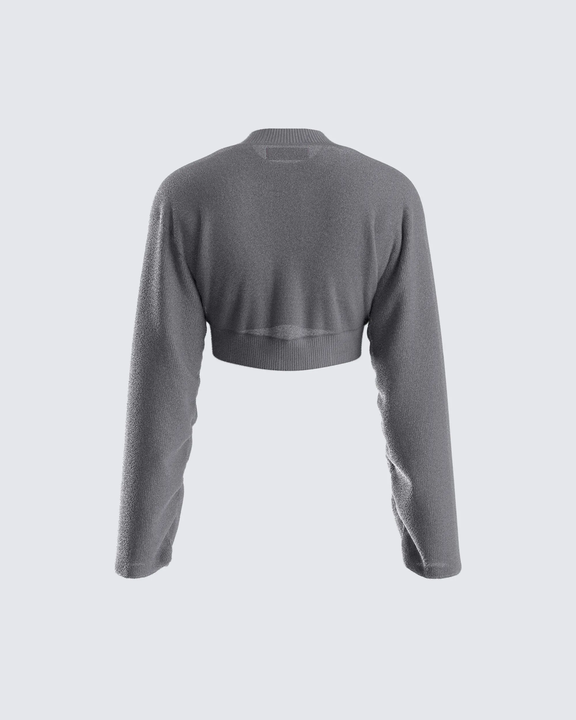 Svetlana Grey Sweater Cardigan sold by Finesse product image thumbnail 3