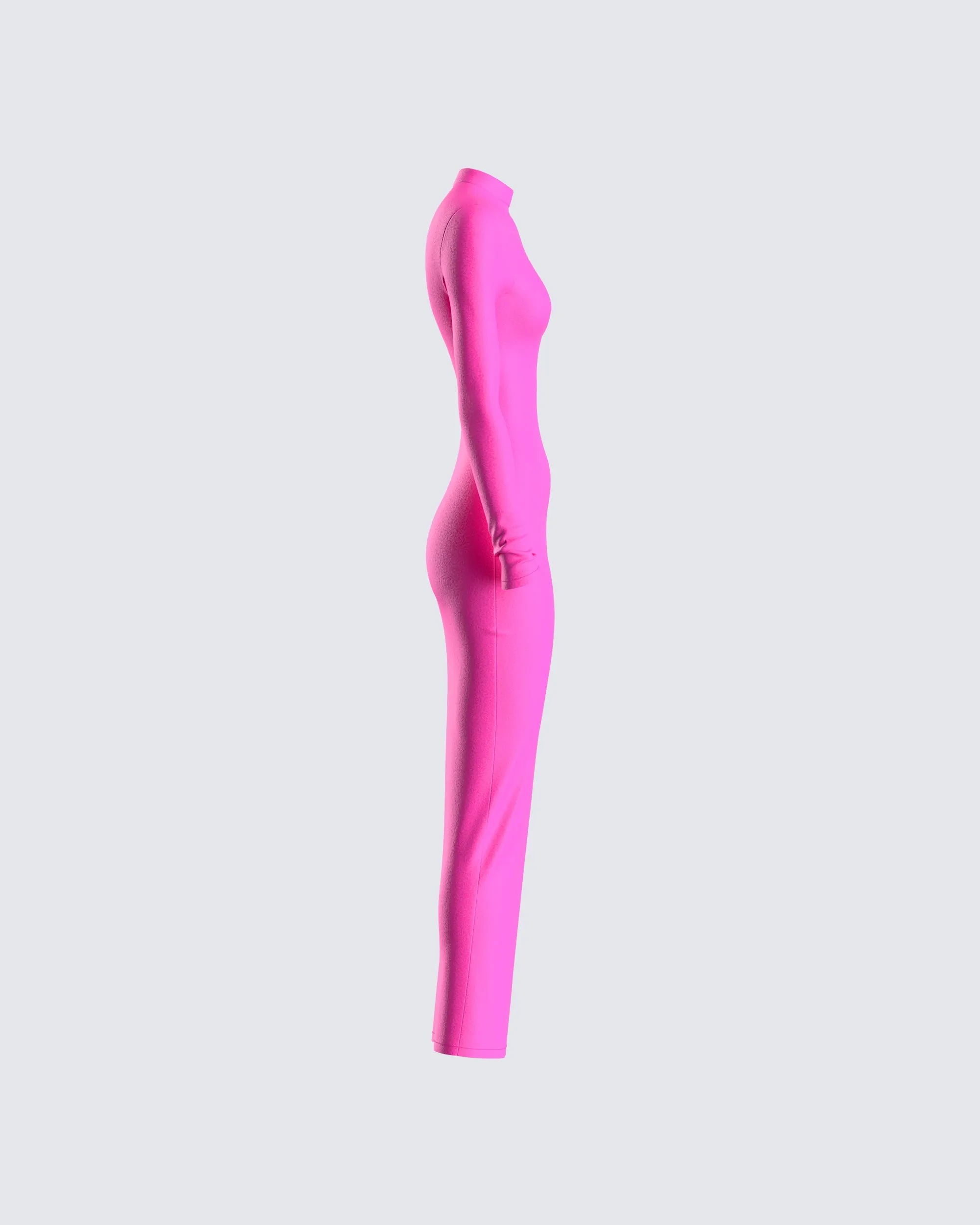 Lola Hot Pink Bodycon Maxi Dress sold by Finesse product image thumbnail 2