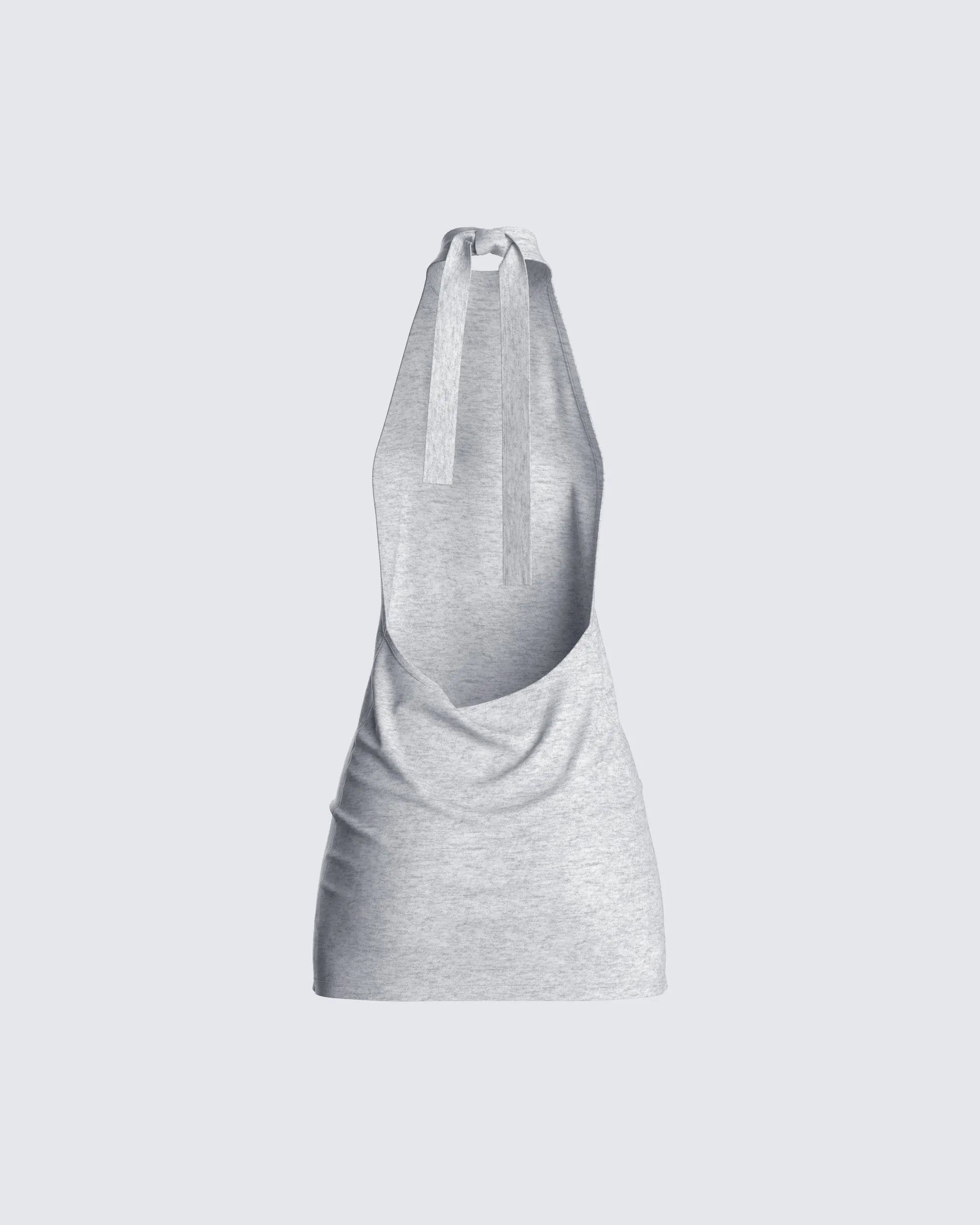 Jess Grey Mini Dress sold by Finesse product image thumbnail 3