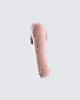 Edith Pink Vegan Fur Shrug Jacket sold by Finesse