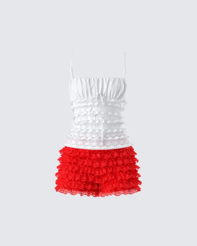Maylah Ruffle Set sold by Finesse