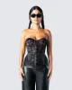 Alexis Black Lace Corset Top sold by Finesse