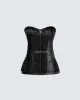Alexis Black Lace Corset Top sold by Finesse