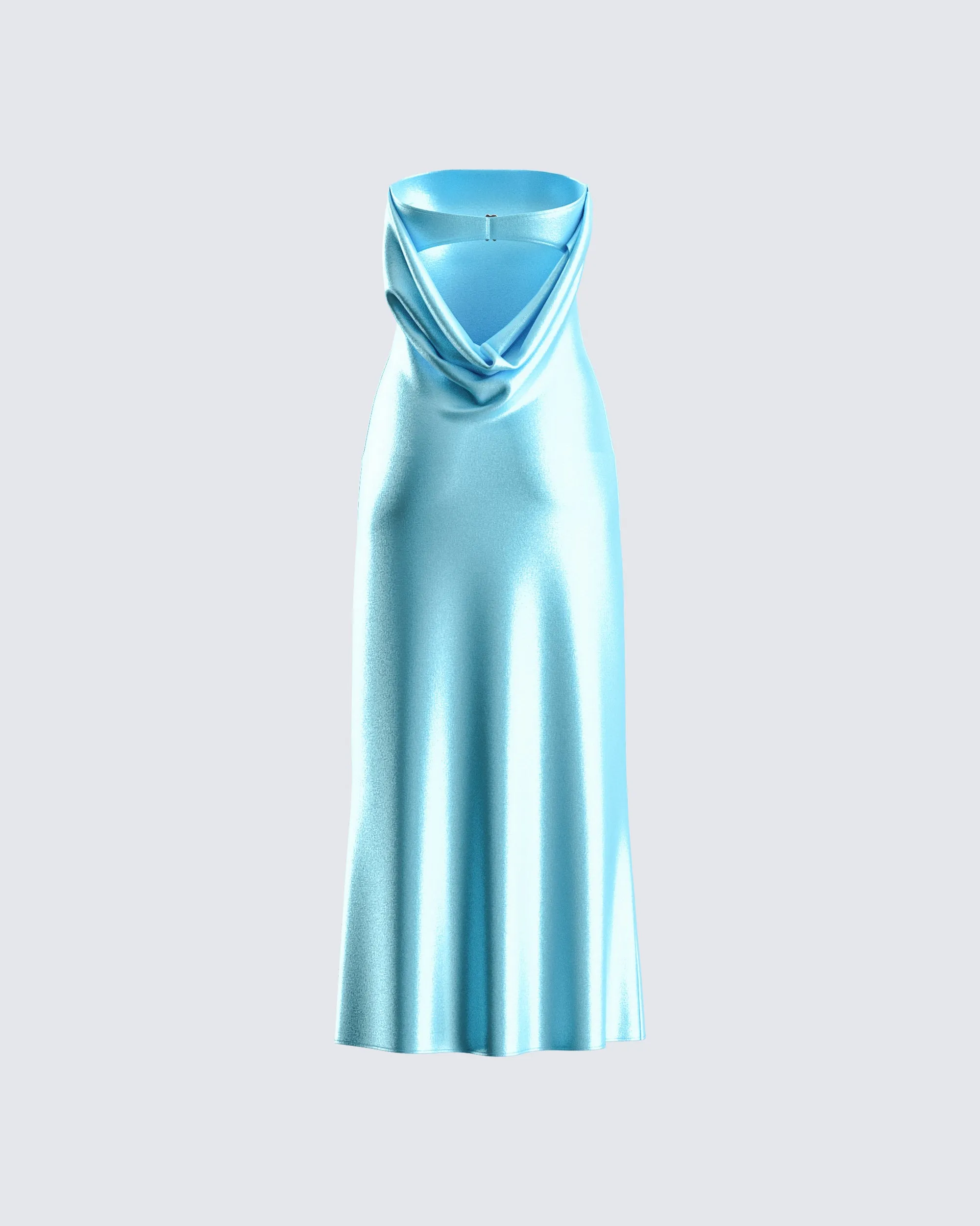 Jayden Aqua Strapless Dress sold by Finesse product image thumbnail 3