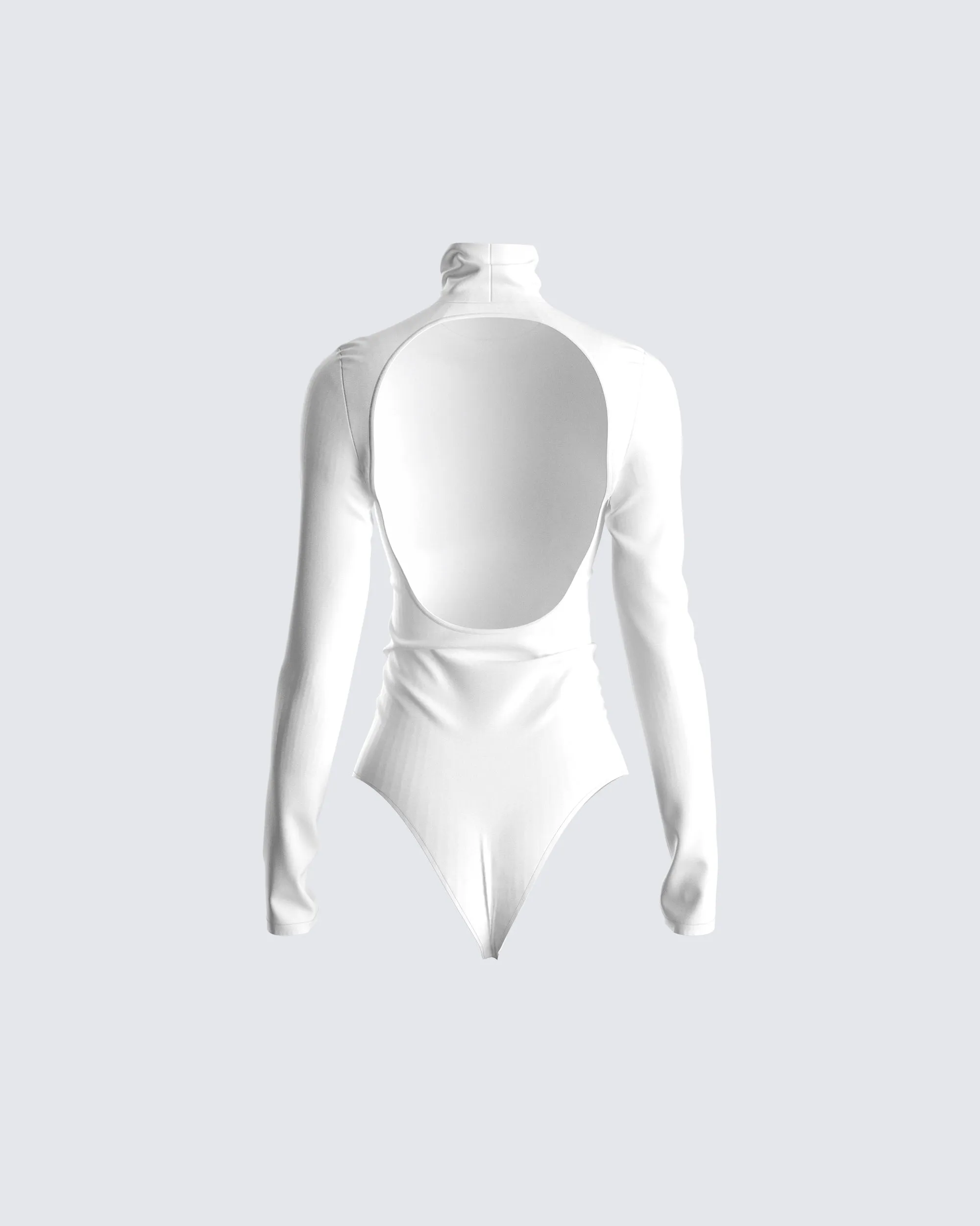 Meghan White Backless Bodysuit sold by Finesse product image thumbnail 3