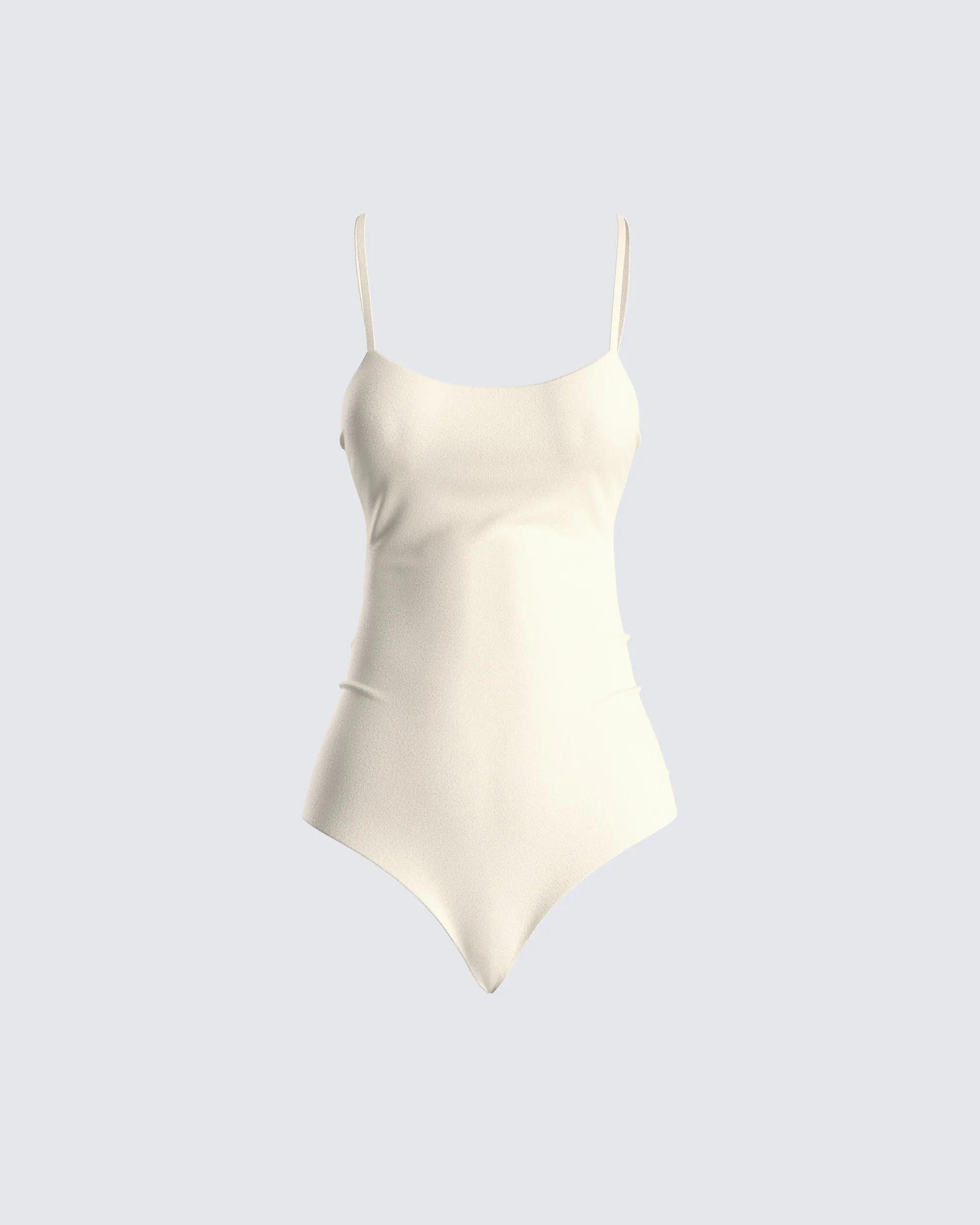 Regina Beige Knit Cami Bodysuit sold by Finesse