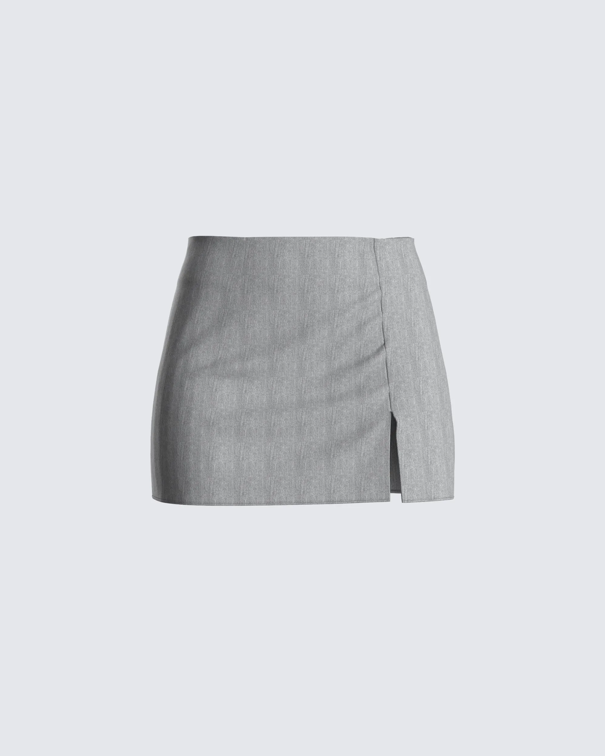 Beaux Grey Mini Skirt sold by Finesse