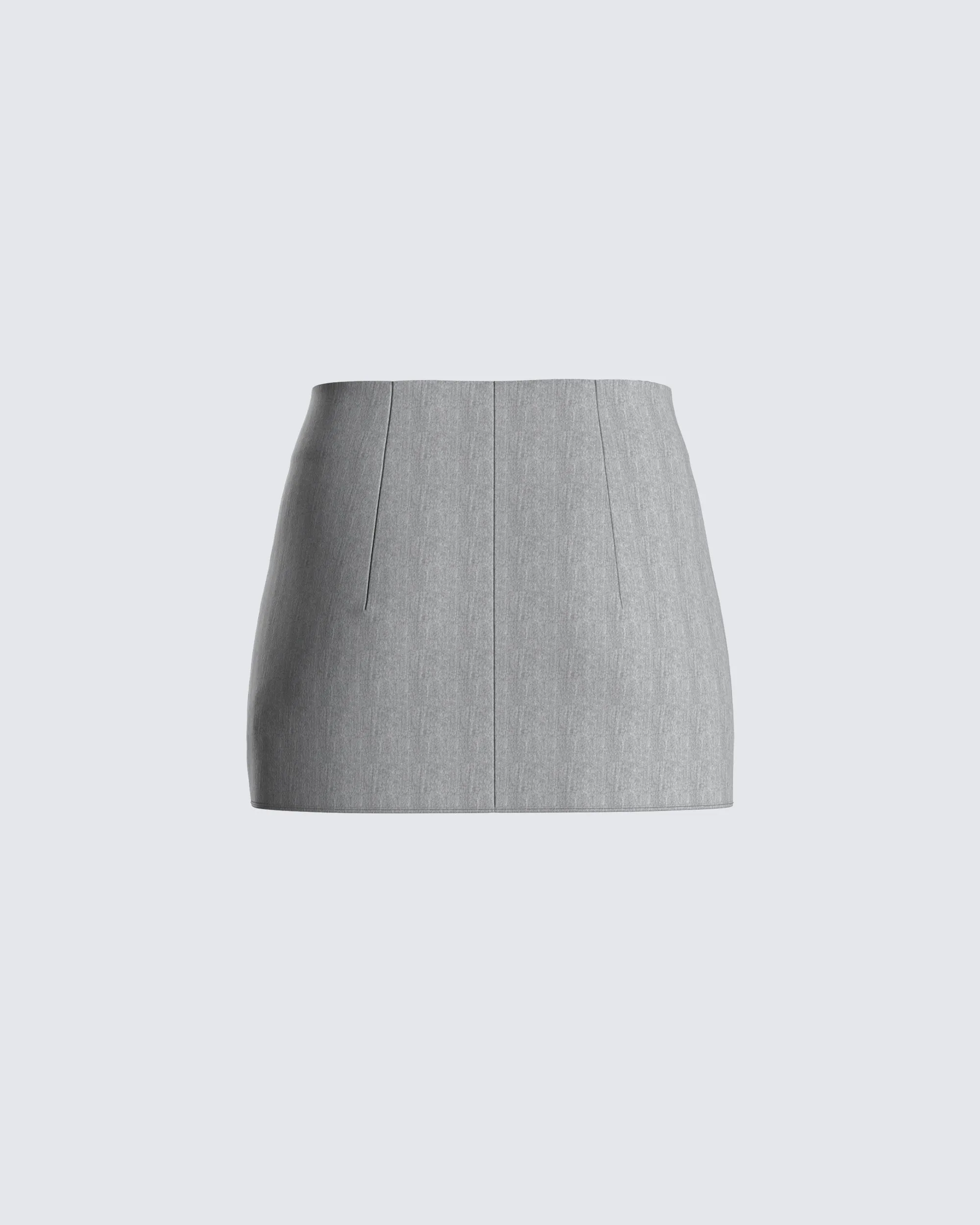 Beaux Grey Mini Skirt sold by Finesse product image thumbnail 3