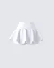 Pippa White Ruffle Tiered Skort sold by Finesse