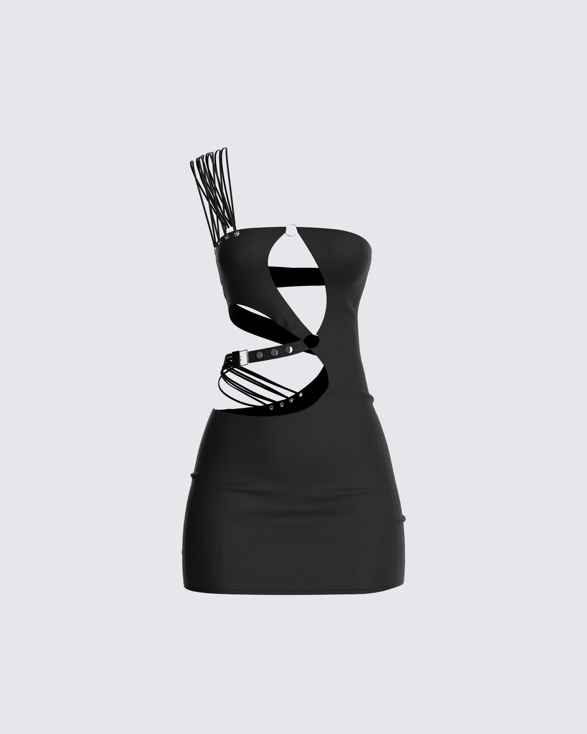 Cecily Black Mini Dress sold by Finesse