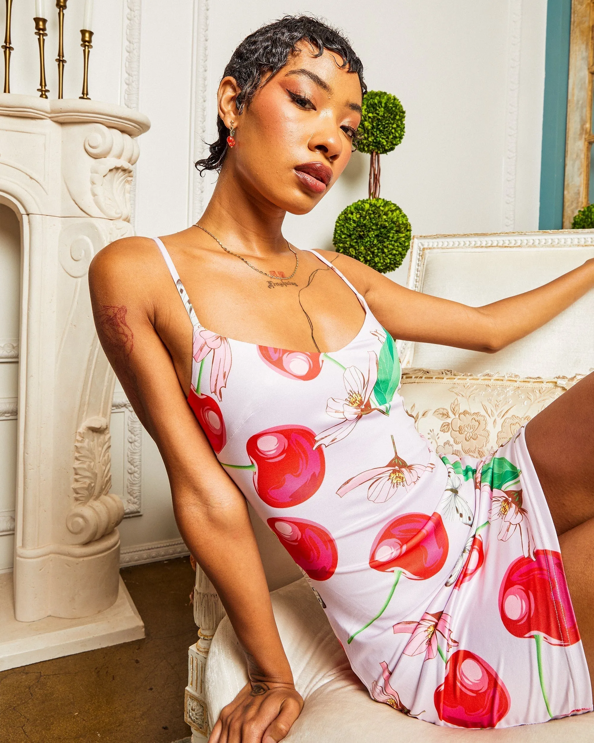 Sheri Cherry Dress sold by Finesse product image thumbnail 5