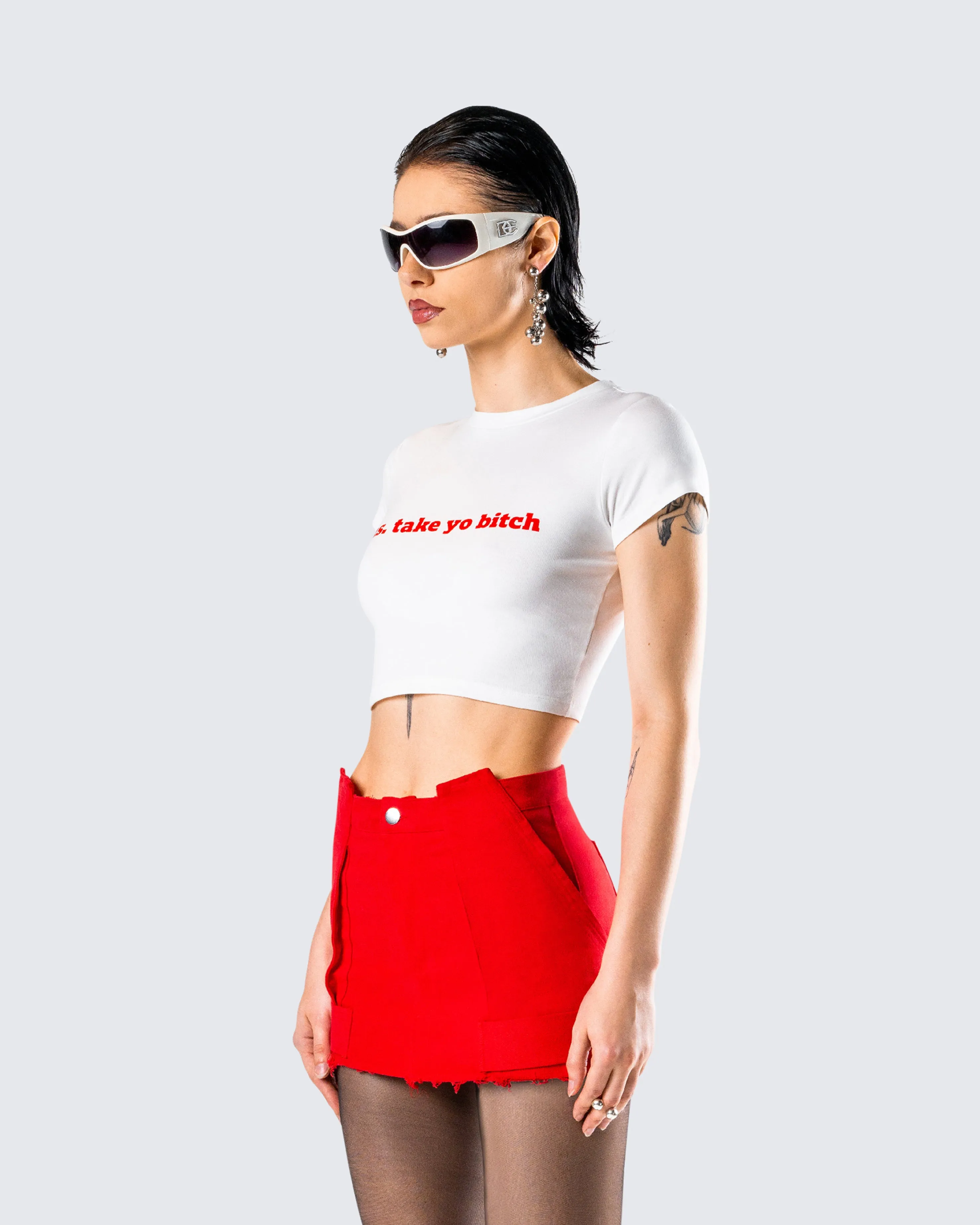 Seanna White Graphic Tee sold by Finesse product image thumbnail 5