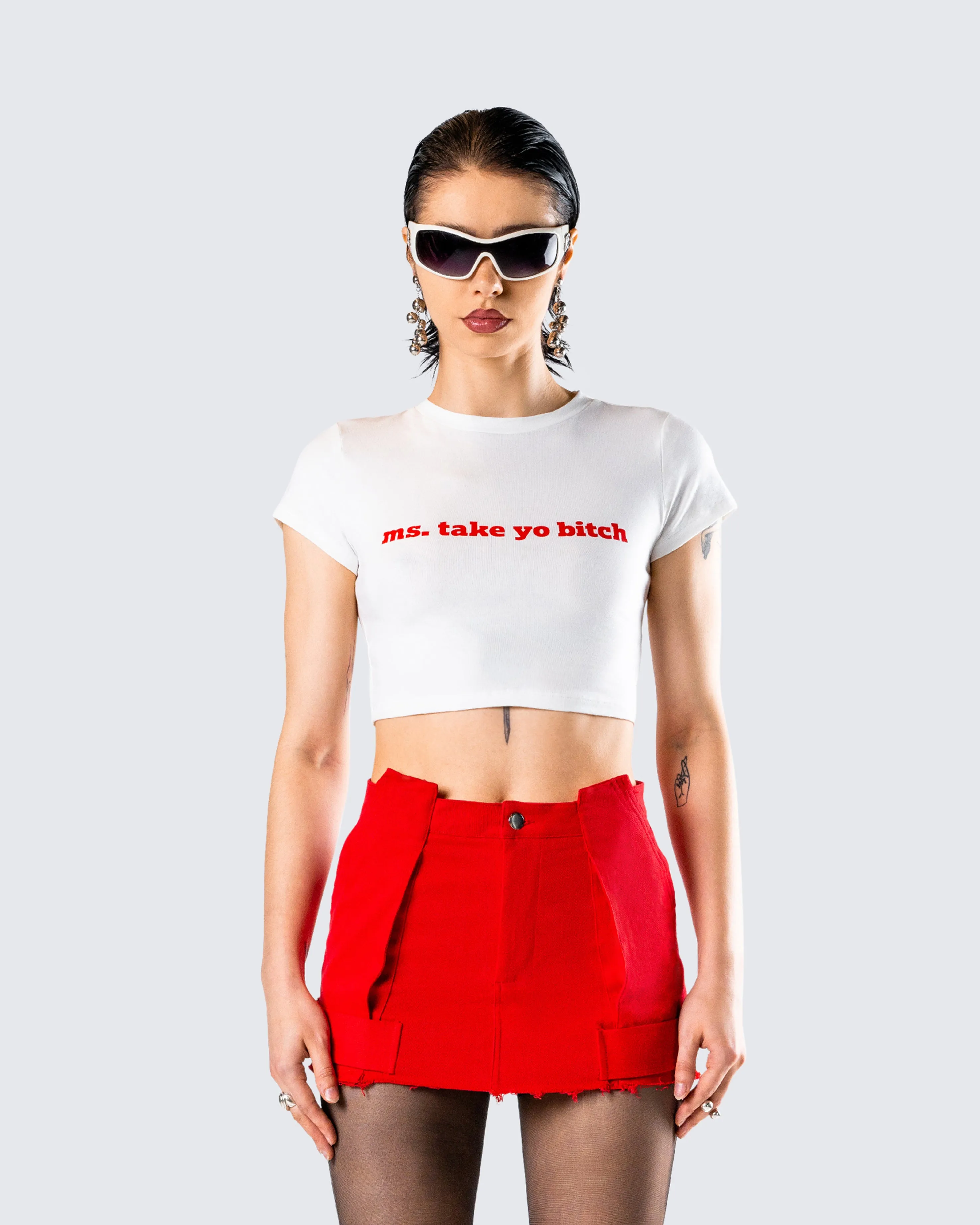 Seanna White Graphic Tee sold by Finesse product image thumbnail 4