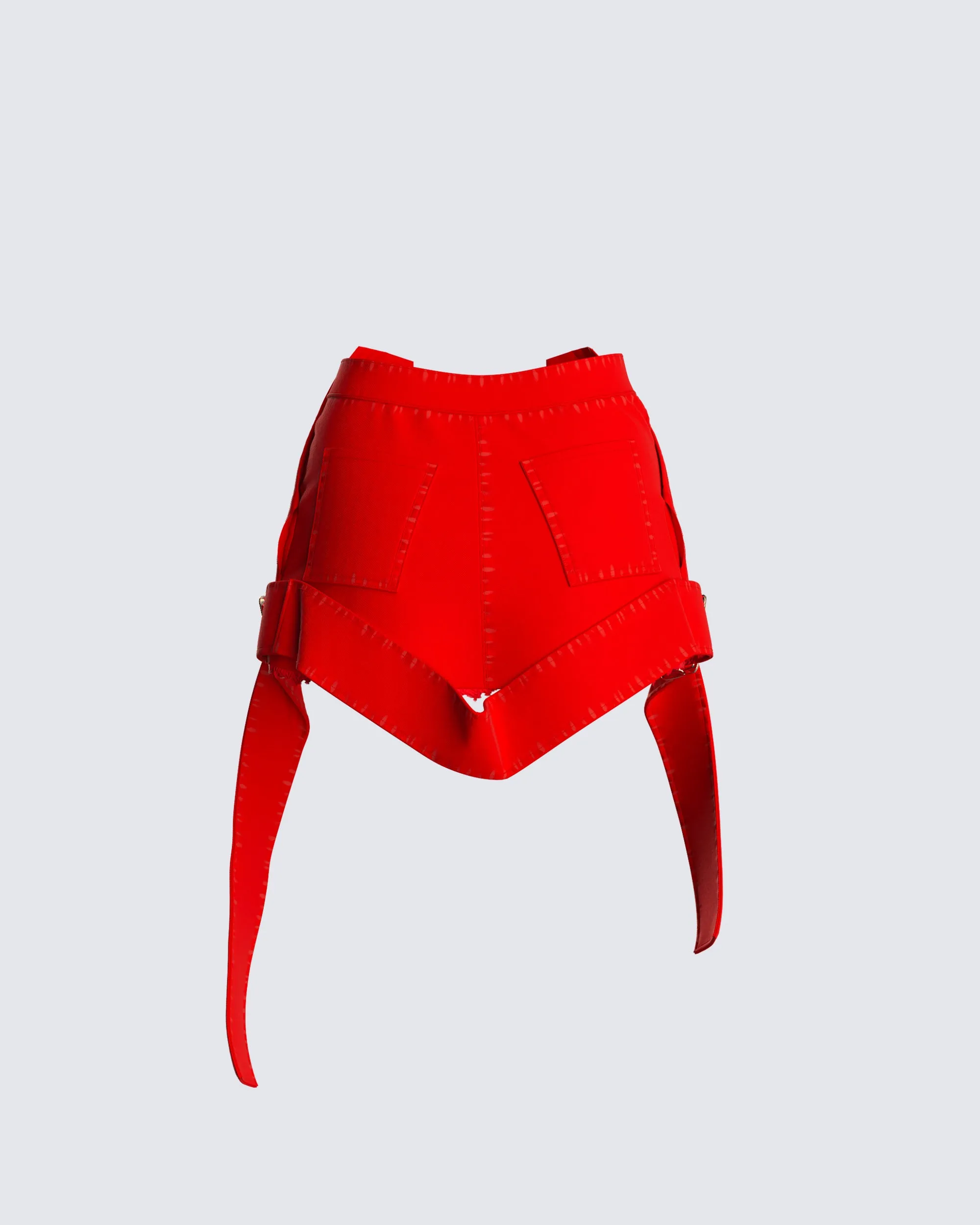 Brielle Red Mini Skirt sold by Finesse product image thumbnail 3