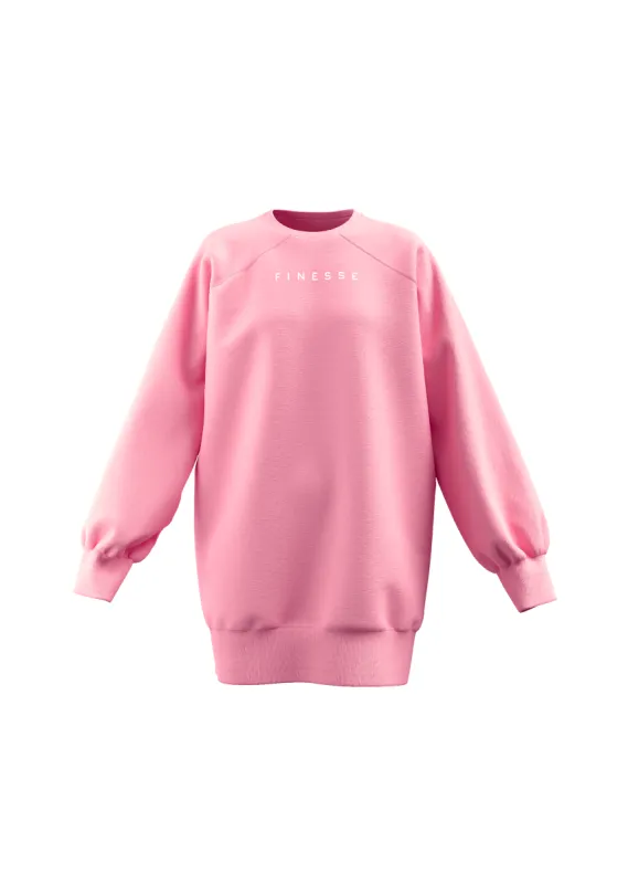 Randi Heart Eyes Sweatshirt Dress sold by Finesse