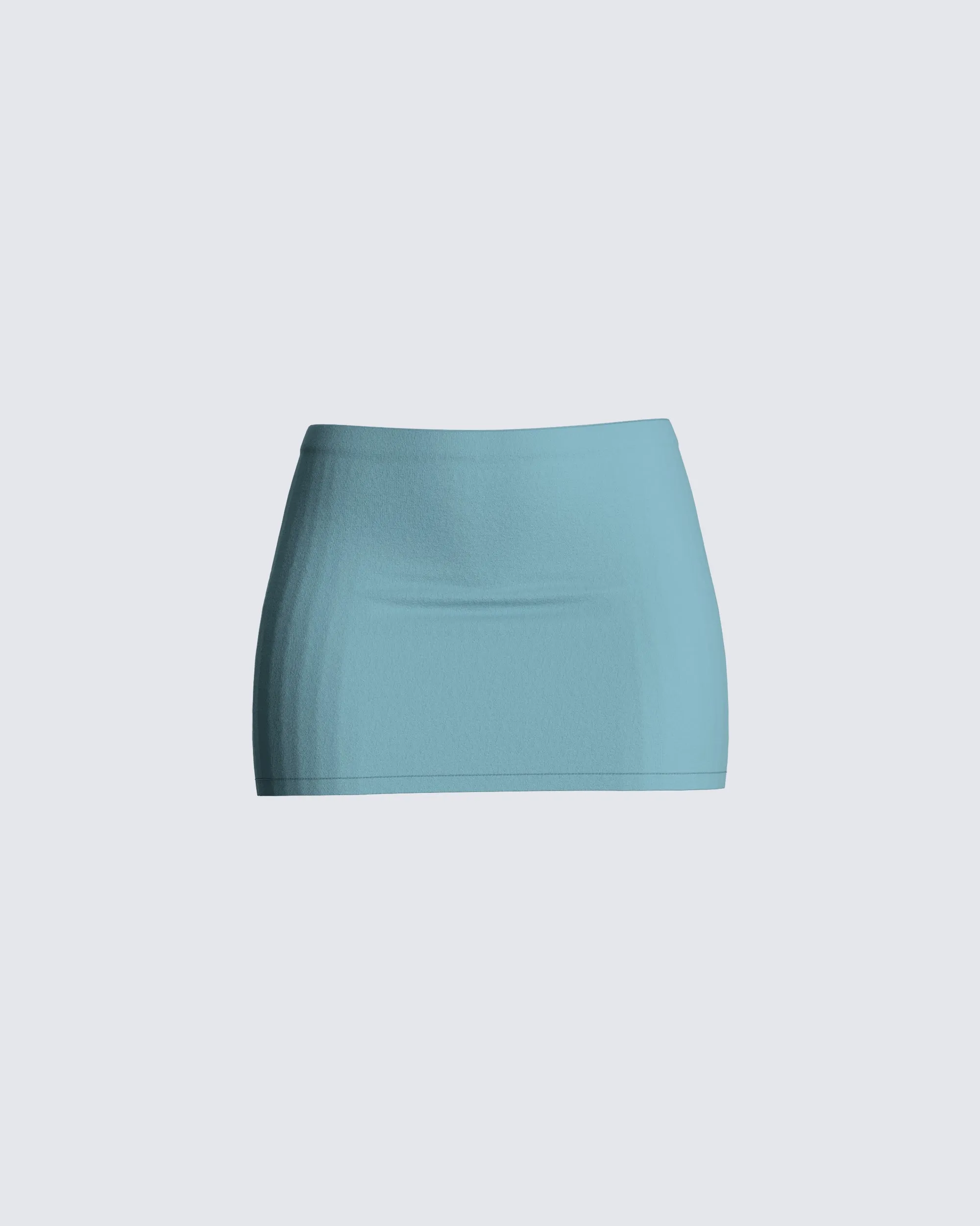 Jones Blue Mini Skirt sold by Finesse