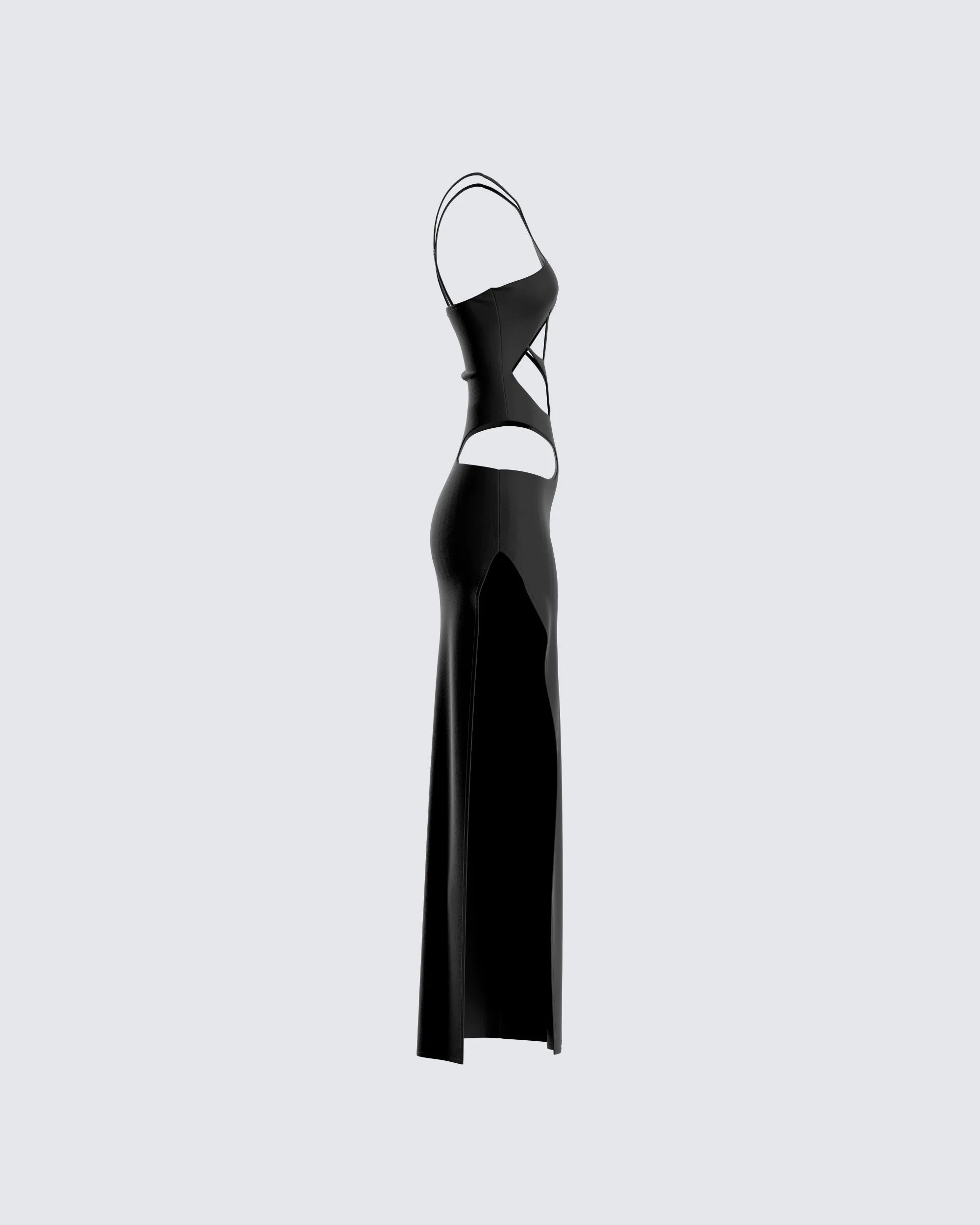 Carrie Black Cut Out Dress sold by Finesse product image thumbnail 2