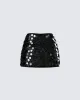 Philo Black Sequin Mini Skirt sold by Finesse
