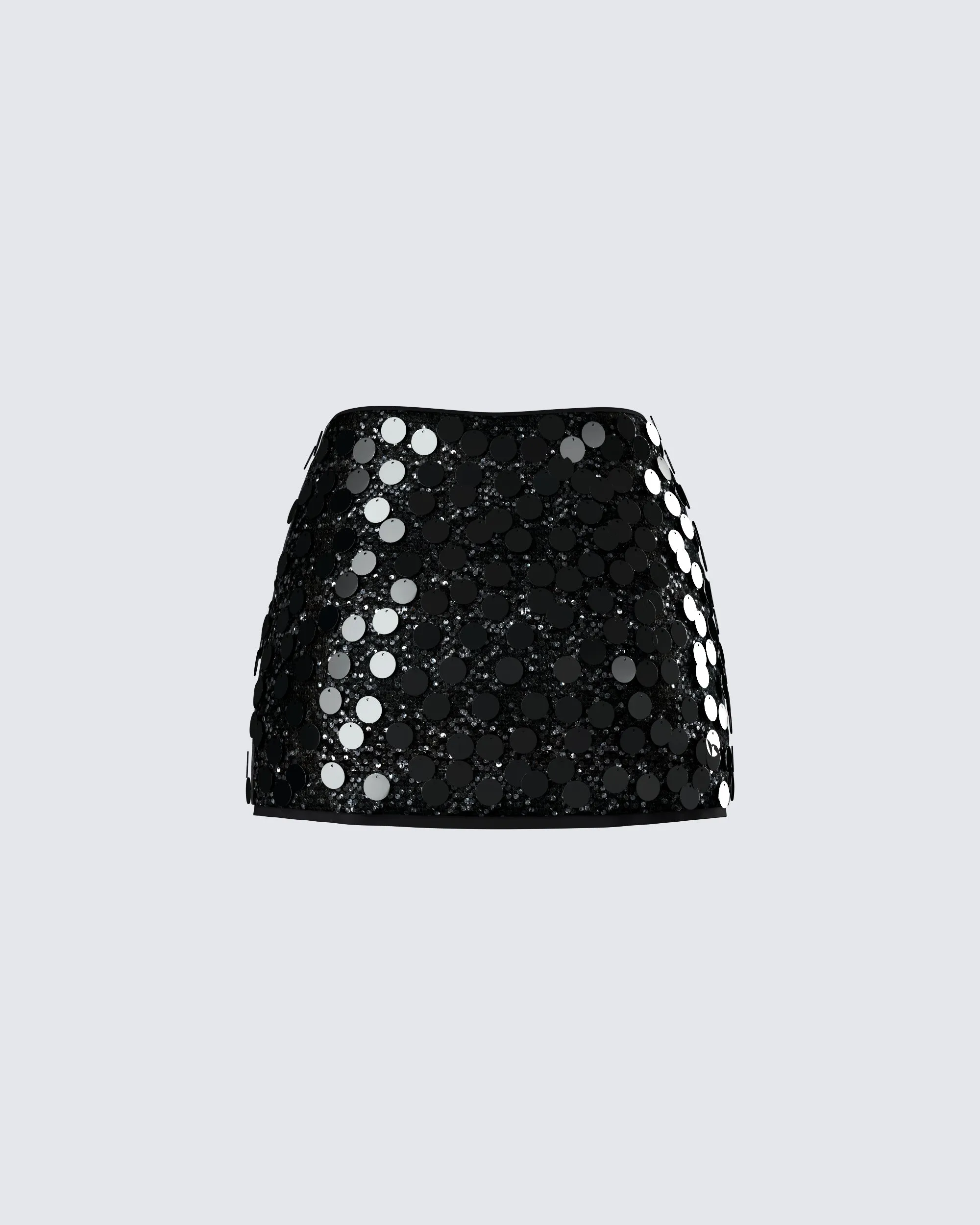Philo Black Sequin Mini Skirt sold by Finesse product image thumbnail 3