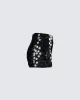 Philo Black Sequin Mini Skirt sold by Finesse