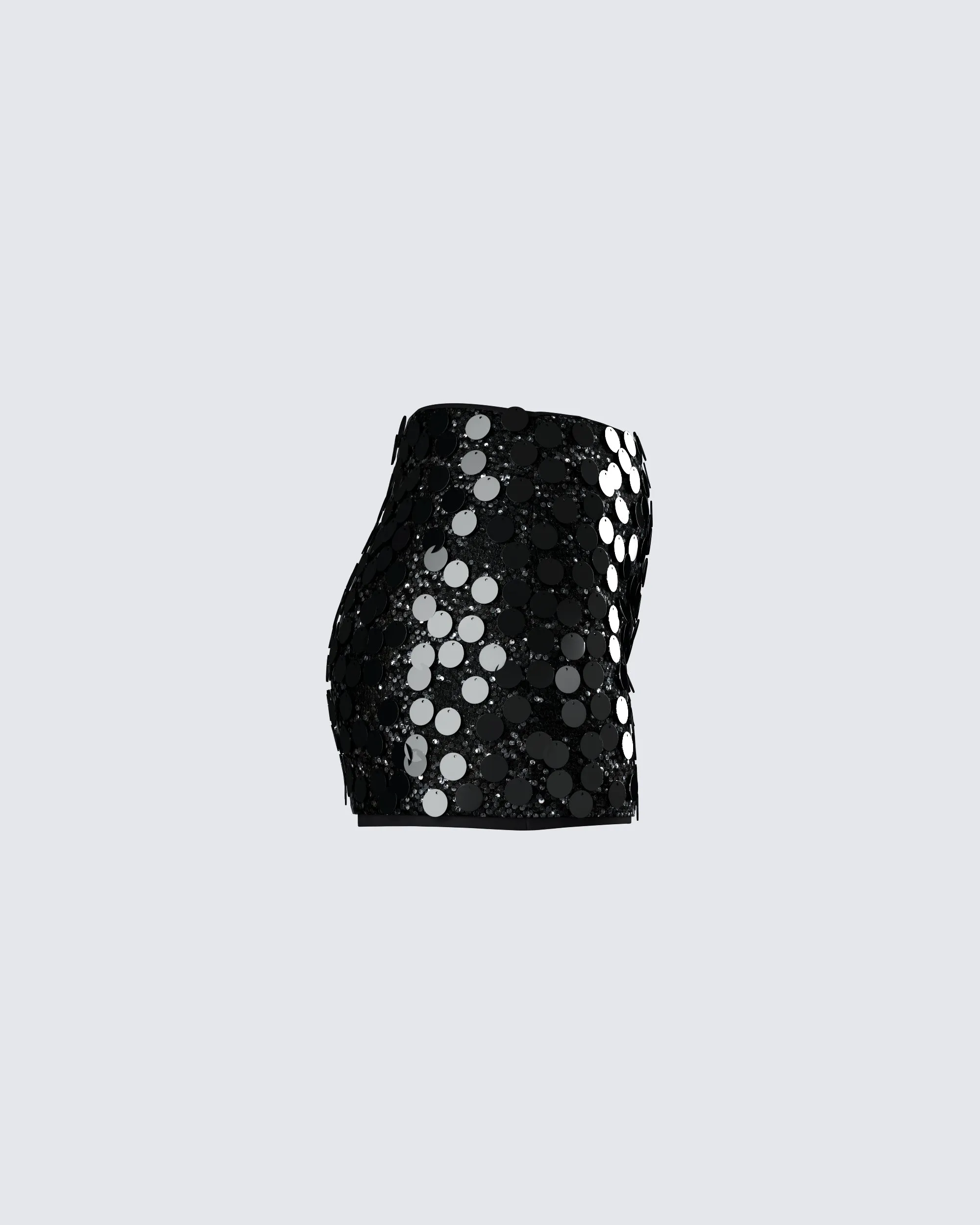 Philo Black Sequin Mini Skirt sold by Finesse product image thumbnail 2