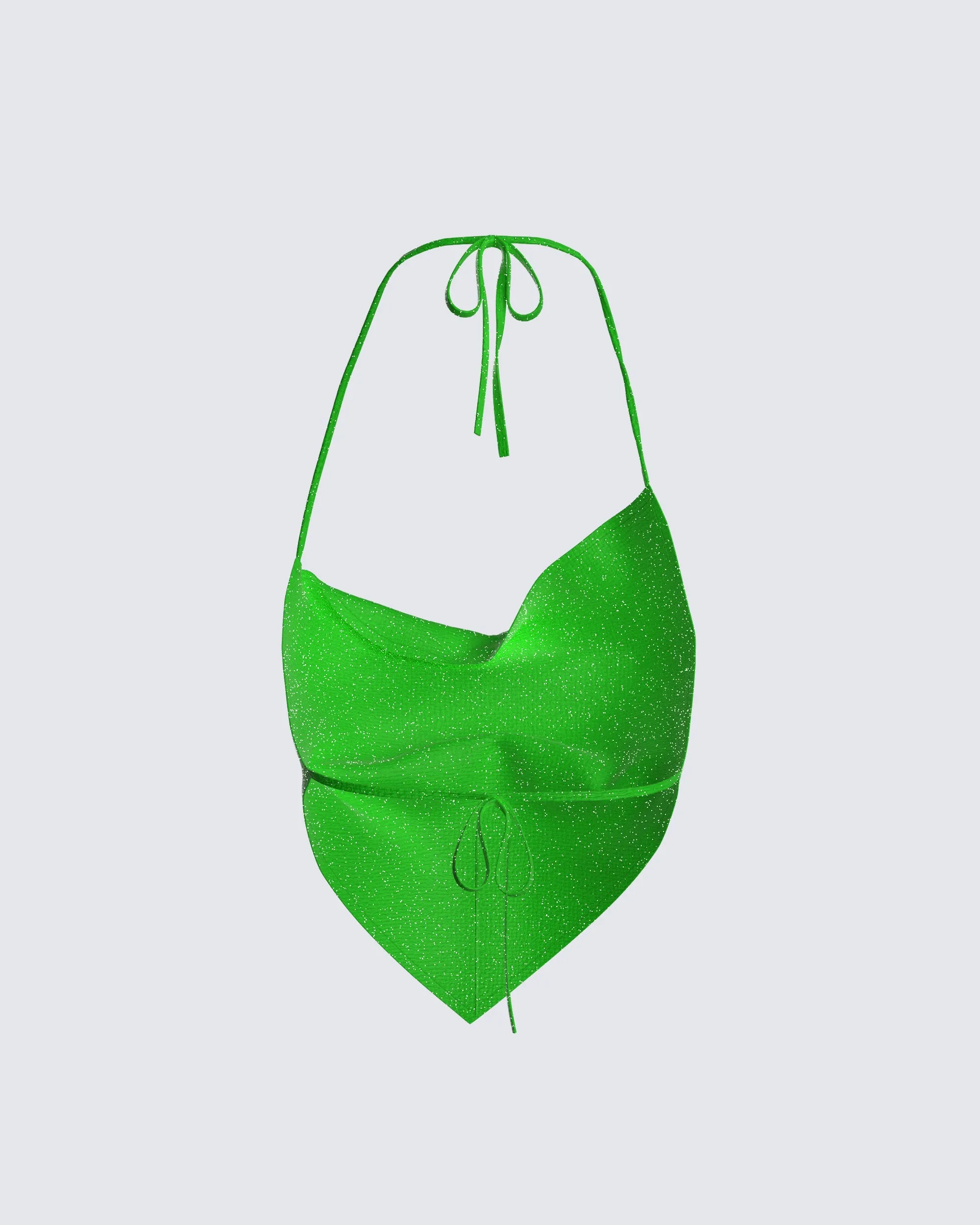 Jenae Shimmer Knit Asymmetrical Cowl Top sold by Finesse product image thumbnail 3