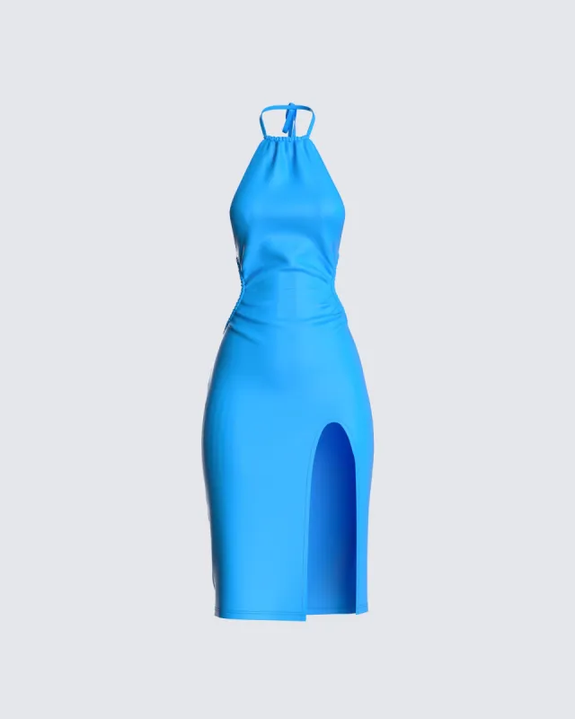 Cyrus Blue Midi Dress sold by Finesse