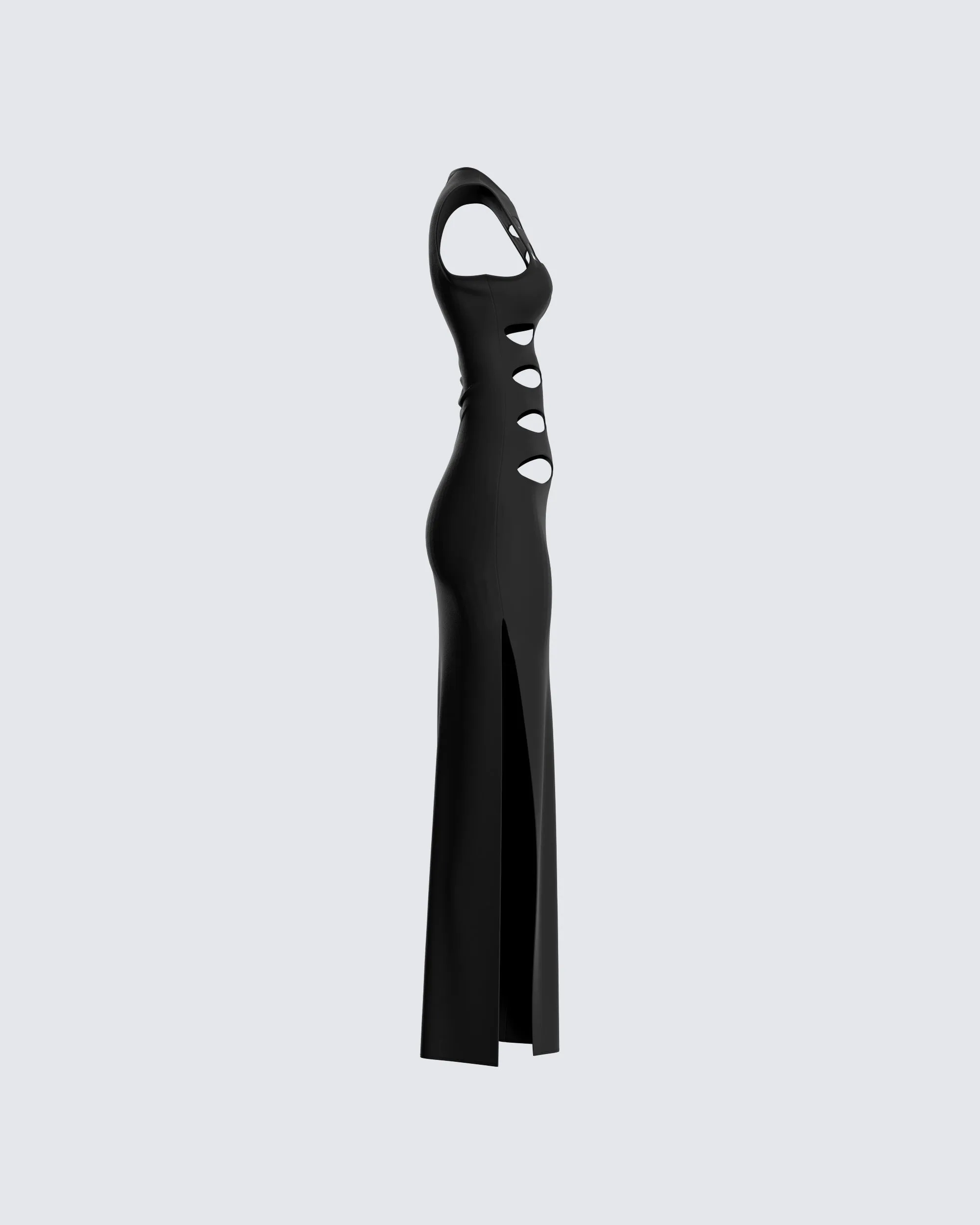 Simone Black Cut Out Dress sold by Finesse product image thumbnail 2