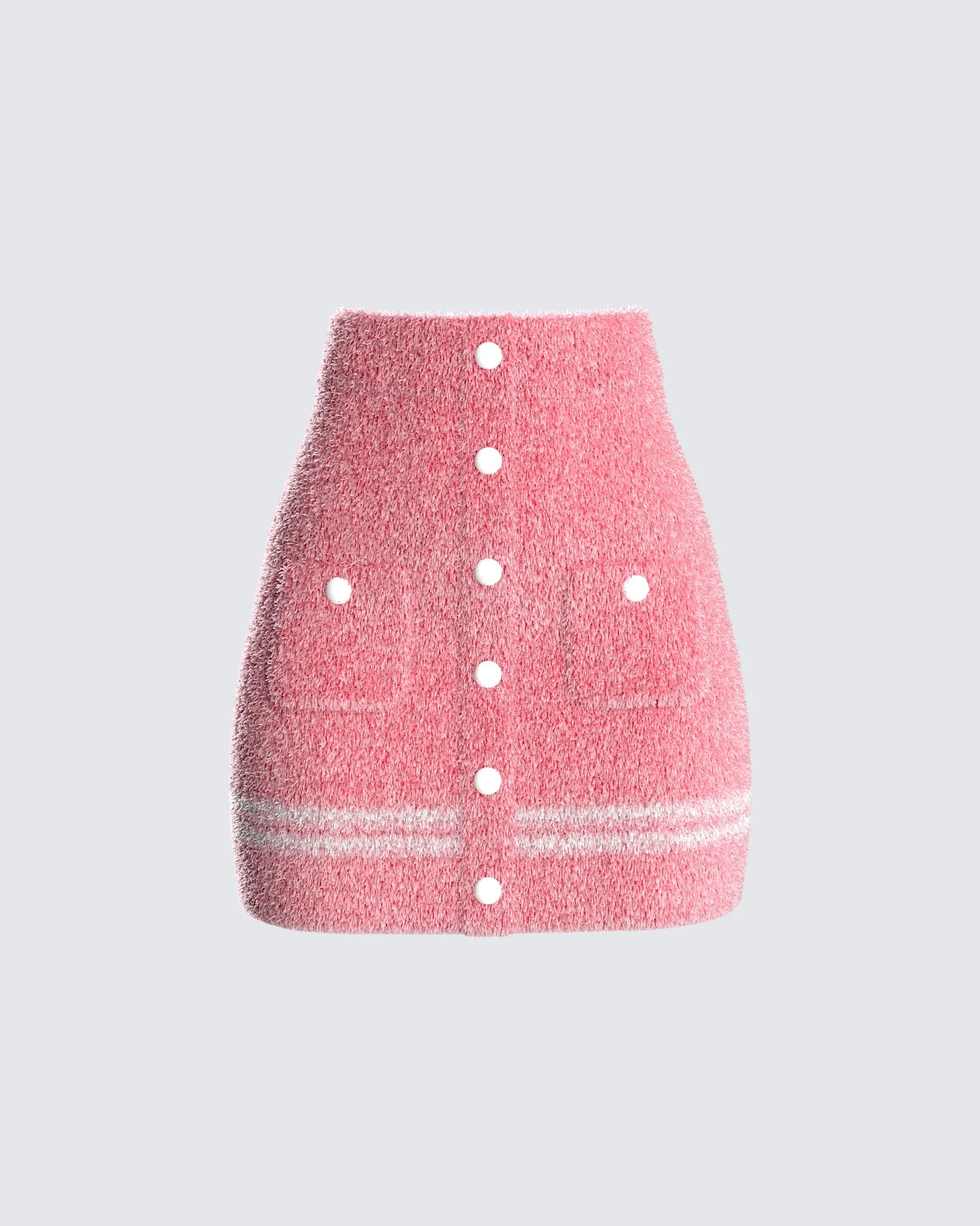 Joss Knit Button Front Mini Skirt sold by Finesse