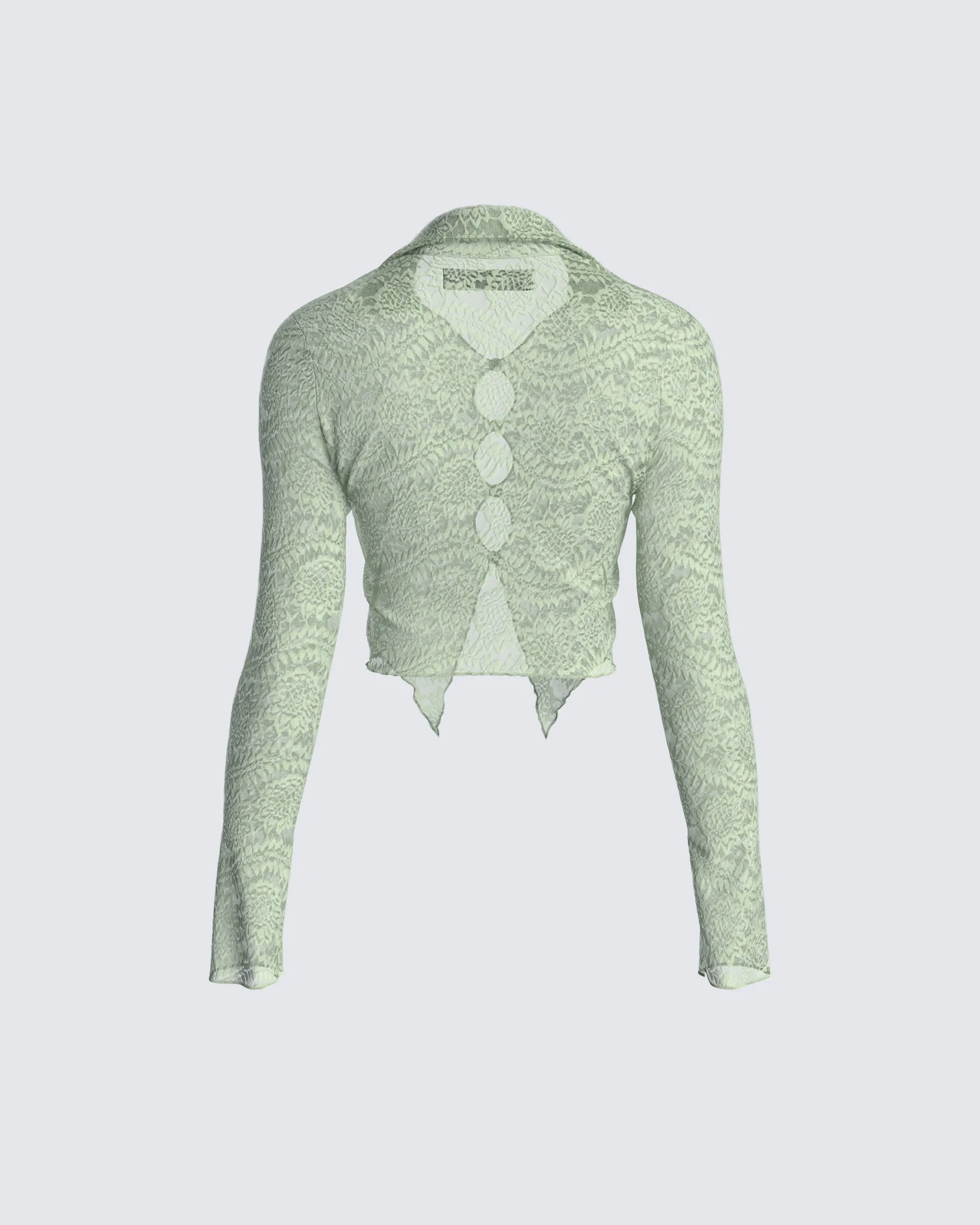 Mia Sage Stretch Lace Top sold by Finesse product image thumbnail 3