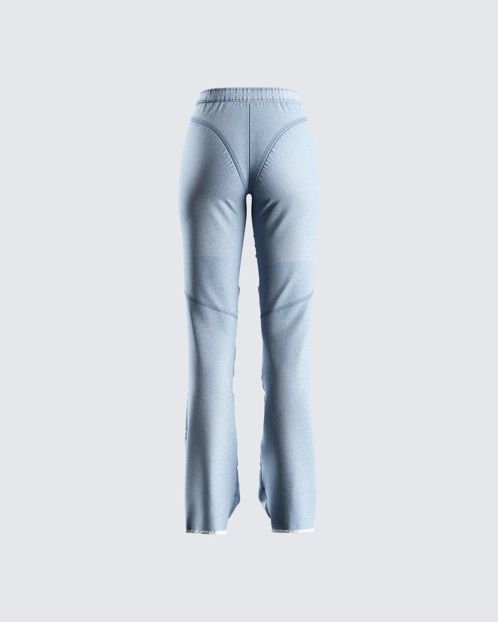 Yaritza Blue Denim Seamed Jean sold by Finesse product image thumbnail 3