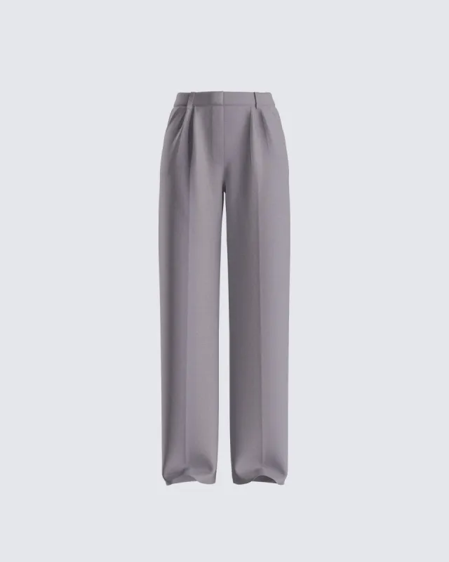 Reese Grey Tailored Pants sold by Finesse