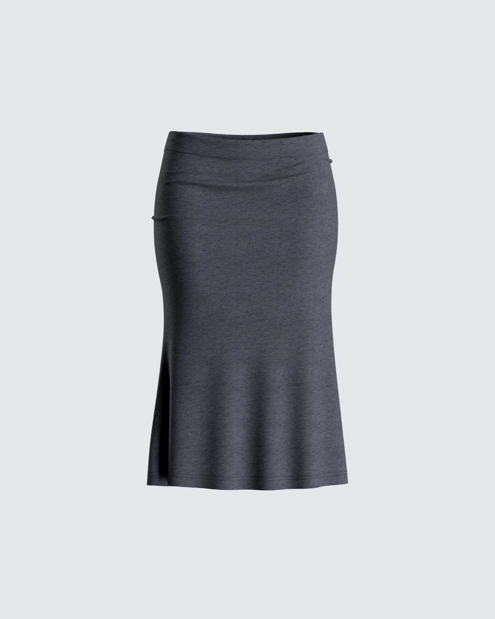 Nico Grey Jersey Midi Skirt sold by Finesse